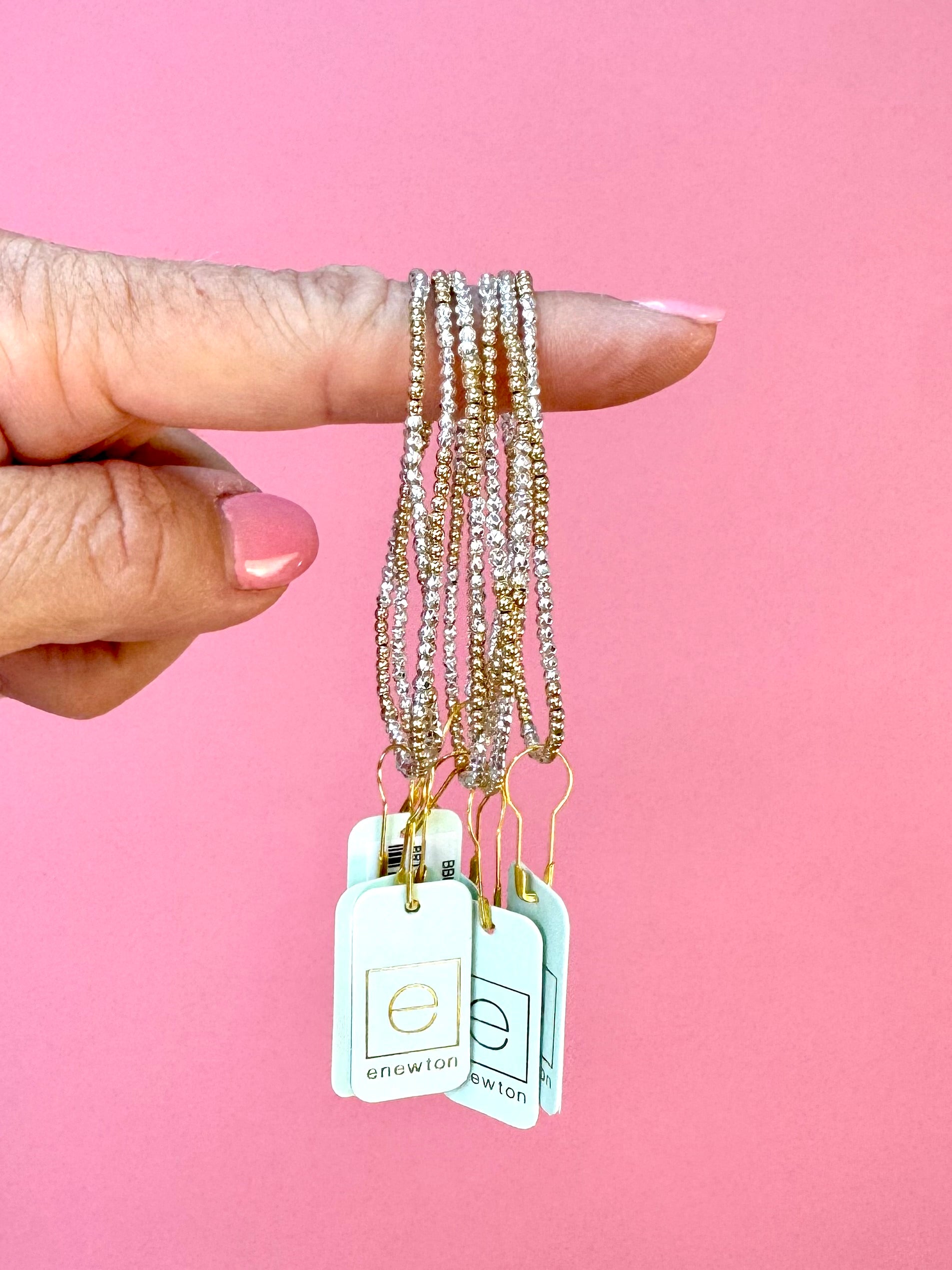 Bright Silver Hematite Blissful 2mm-260 eNewton-eNewton-The Lovely Closet, Women's Fashion Boutique in Alexandria, KY