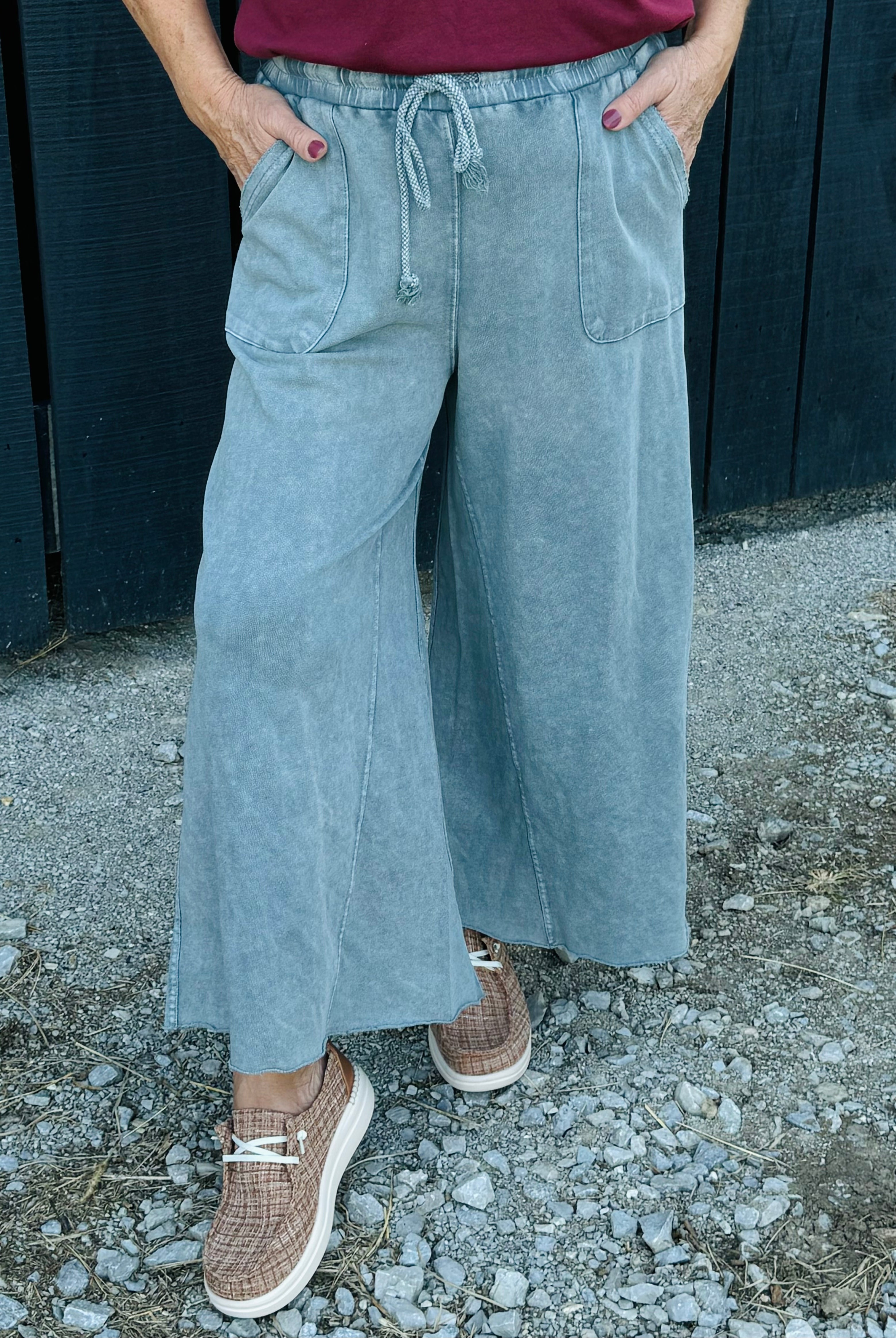 Day in the Life Pants - Slate-240 Pants-The Lovely Closet-The Lovely Closet, Women's Fashion Boutique in Alexandria, KY