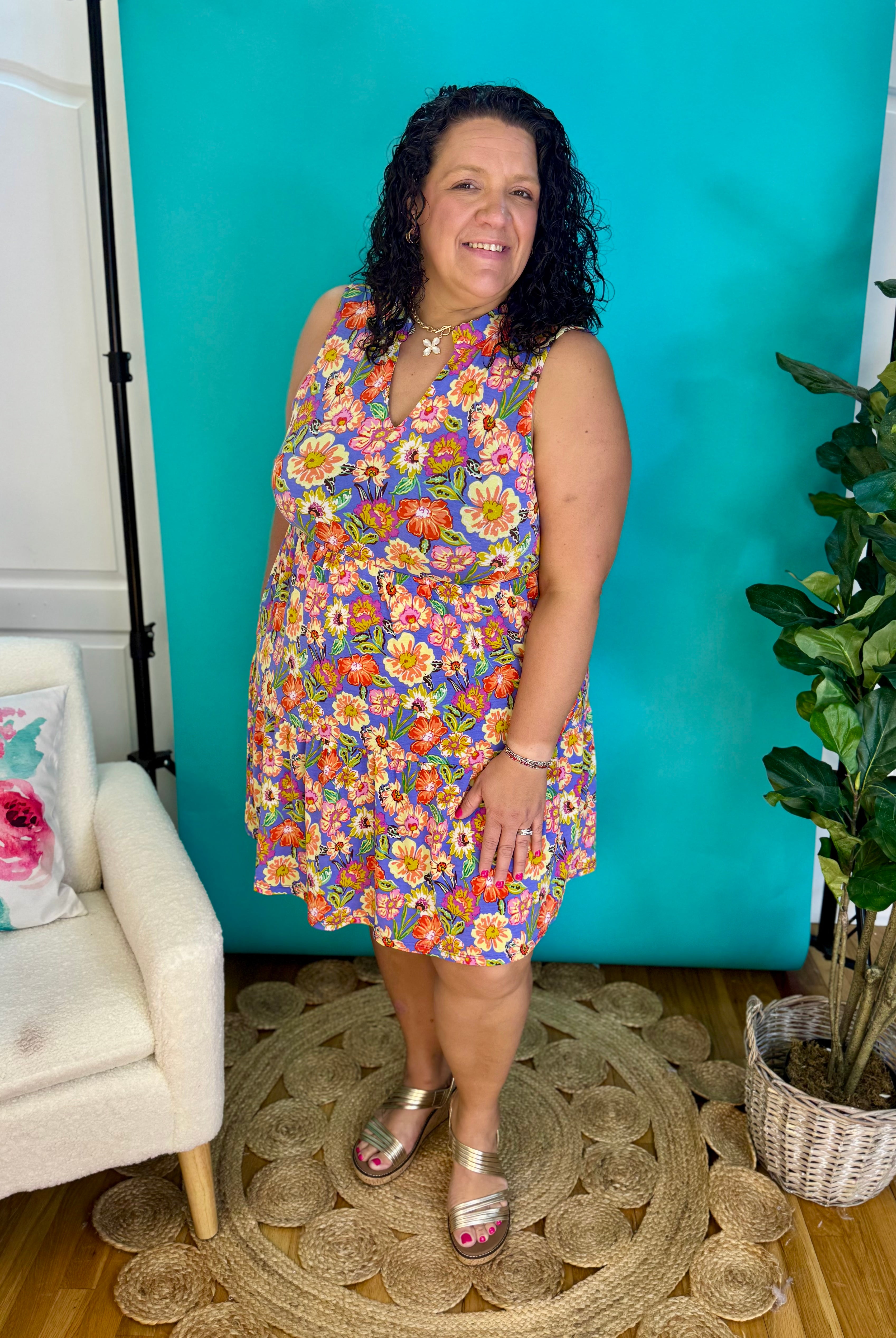 Summer Pop Lizzy Dress-180 Dresses-Dear Scarlett-The Lovely Closet, Women's Fashion Boutique in Alexandria, KY