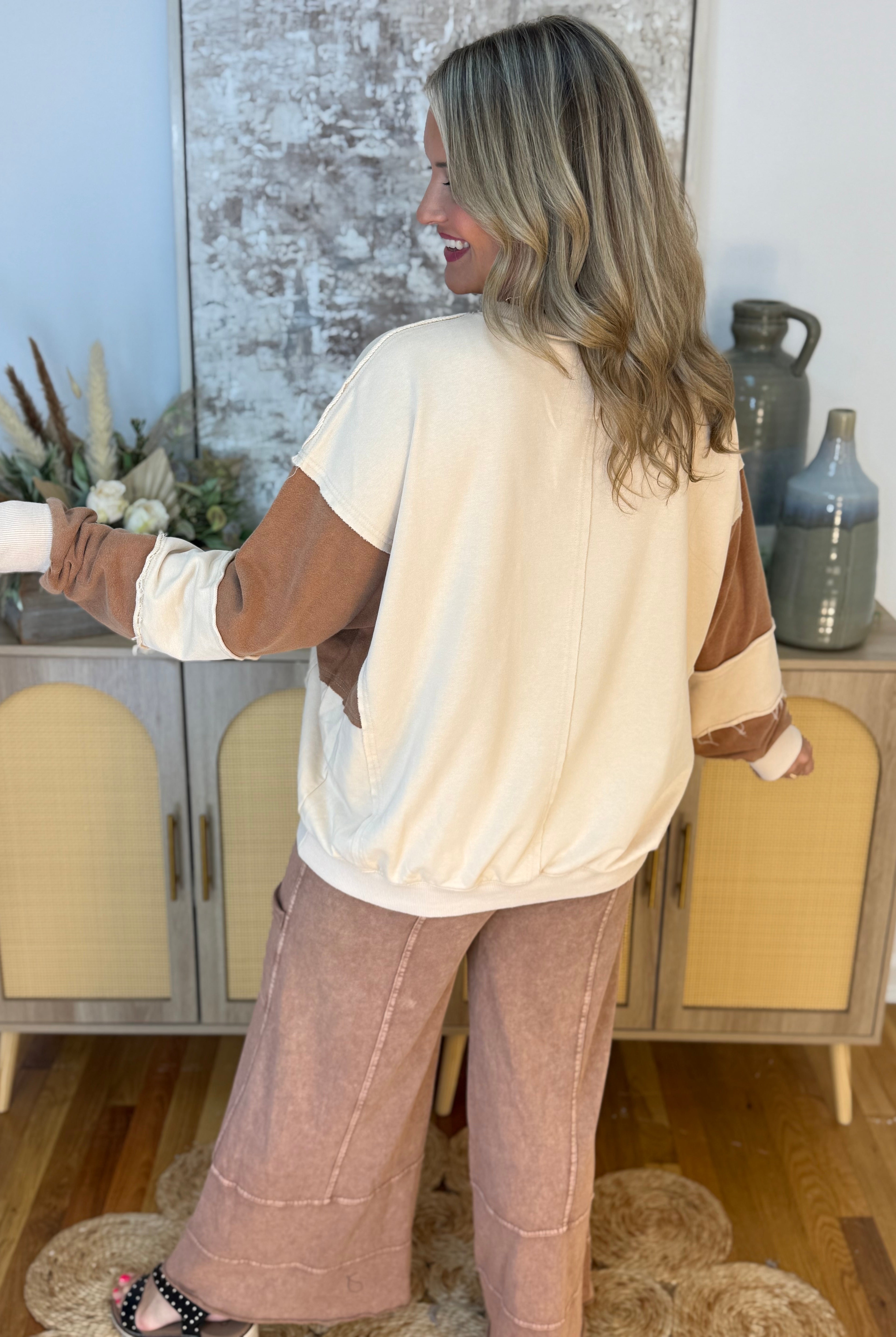 Sideline Sweetheart Pullover-110 Long Sleeve Top-easel-The Lovely Closet, Women's Fashion Boutique in Alexandria, KY