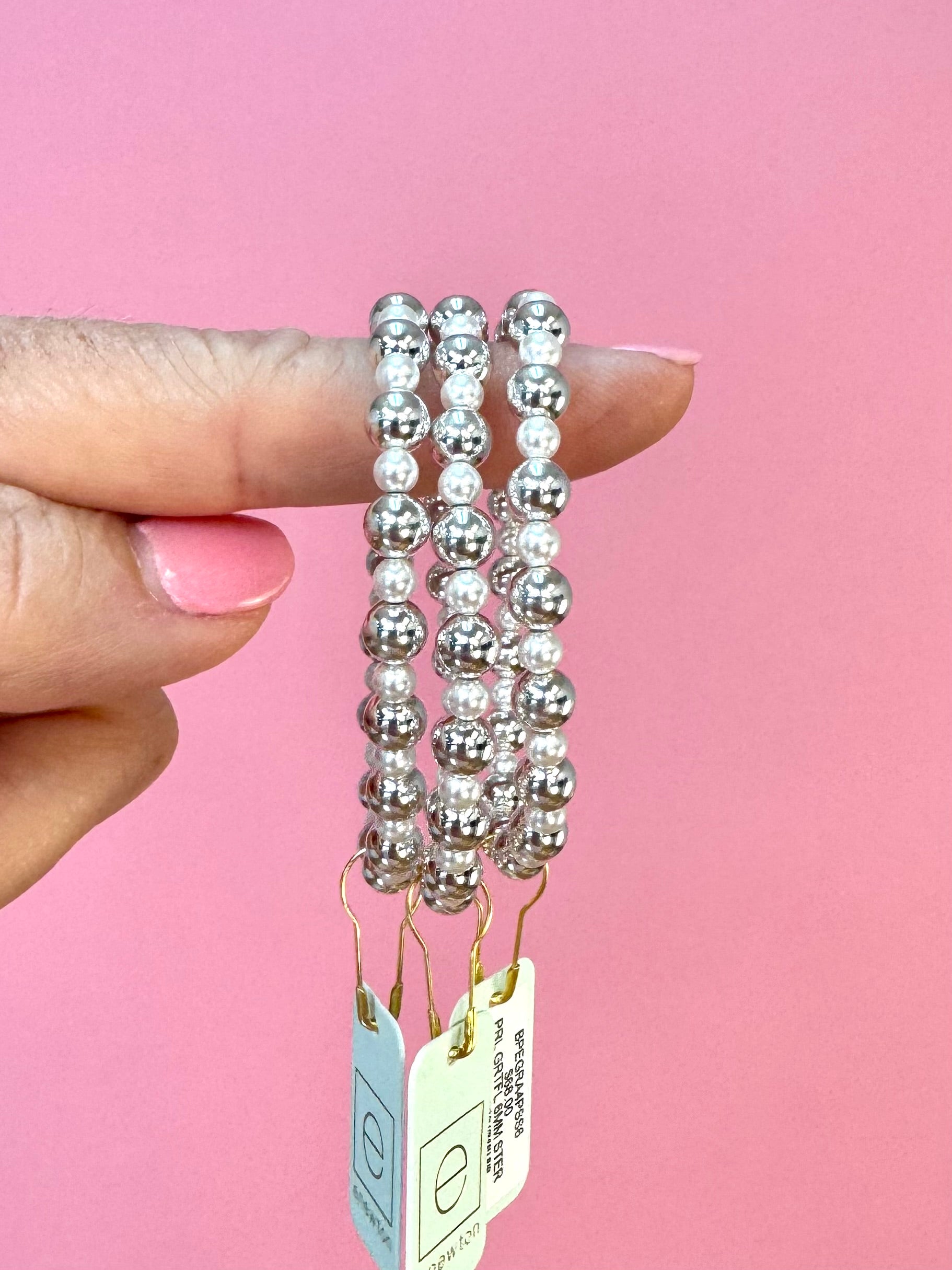 Pearl Grateful 6mm Sterling-260 eNewton-eNewton-The Lovely Closet, Women's Fashion Boutique in Alexandria, KY