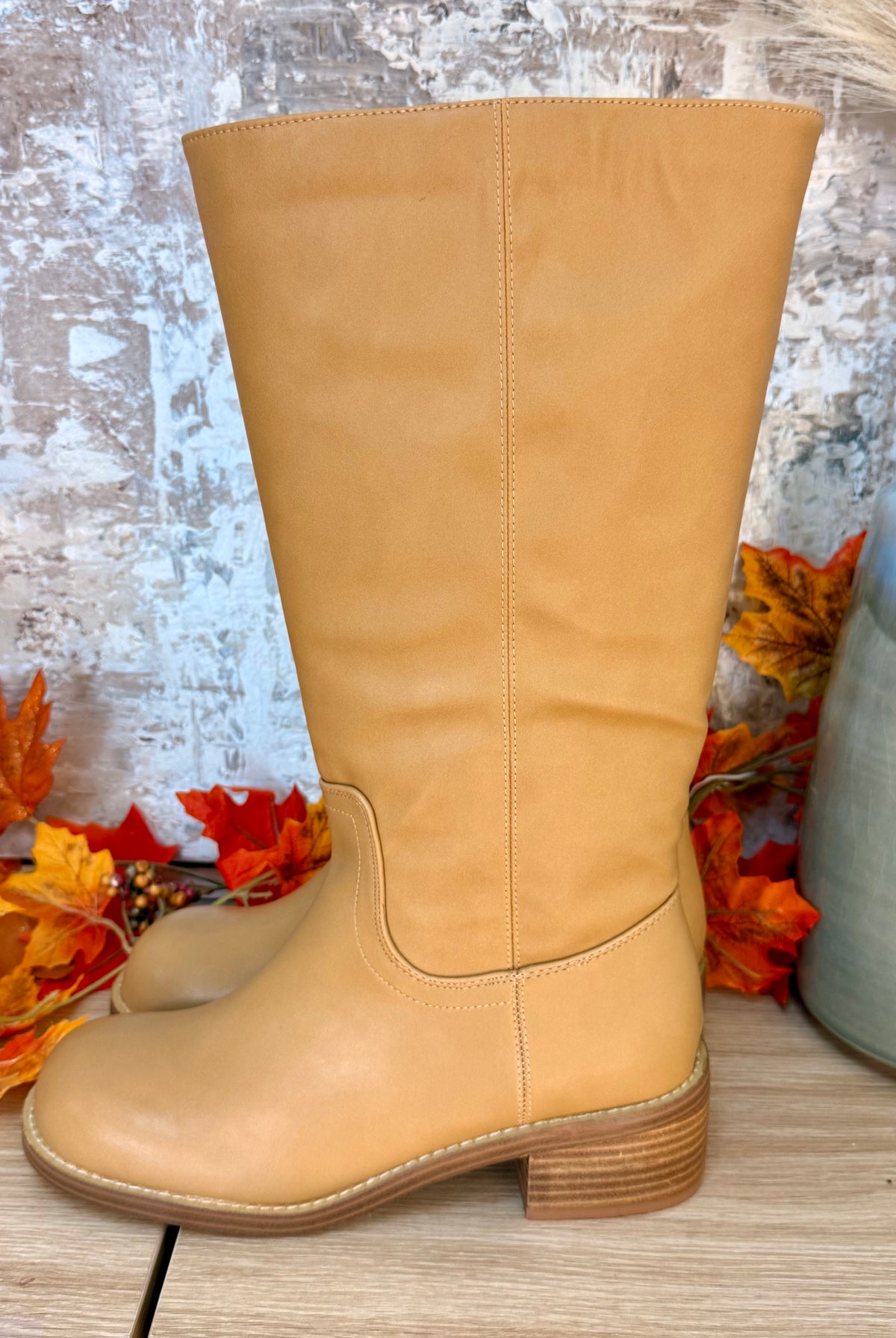 Corkys Put Up or Shut Up Boot - Camel Wide Calf-270 Shoes-Corkys-The Lovely Closet, Women's Fashion Boutique in Alexandria, KY
