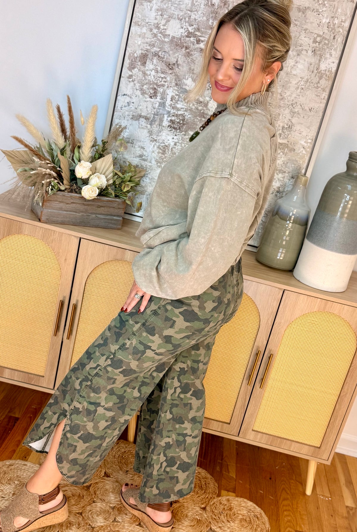 Camo All Day Pants-240 Pants-The Lovely Closet-The Lovely Closet, Women's Fashion Boutique in Alexandria, KY