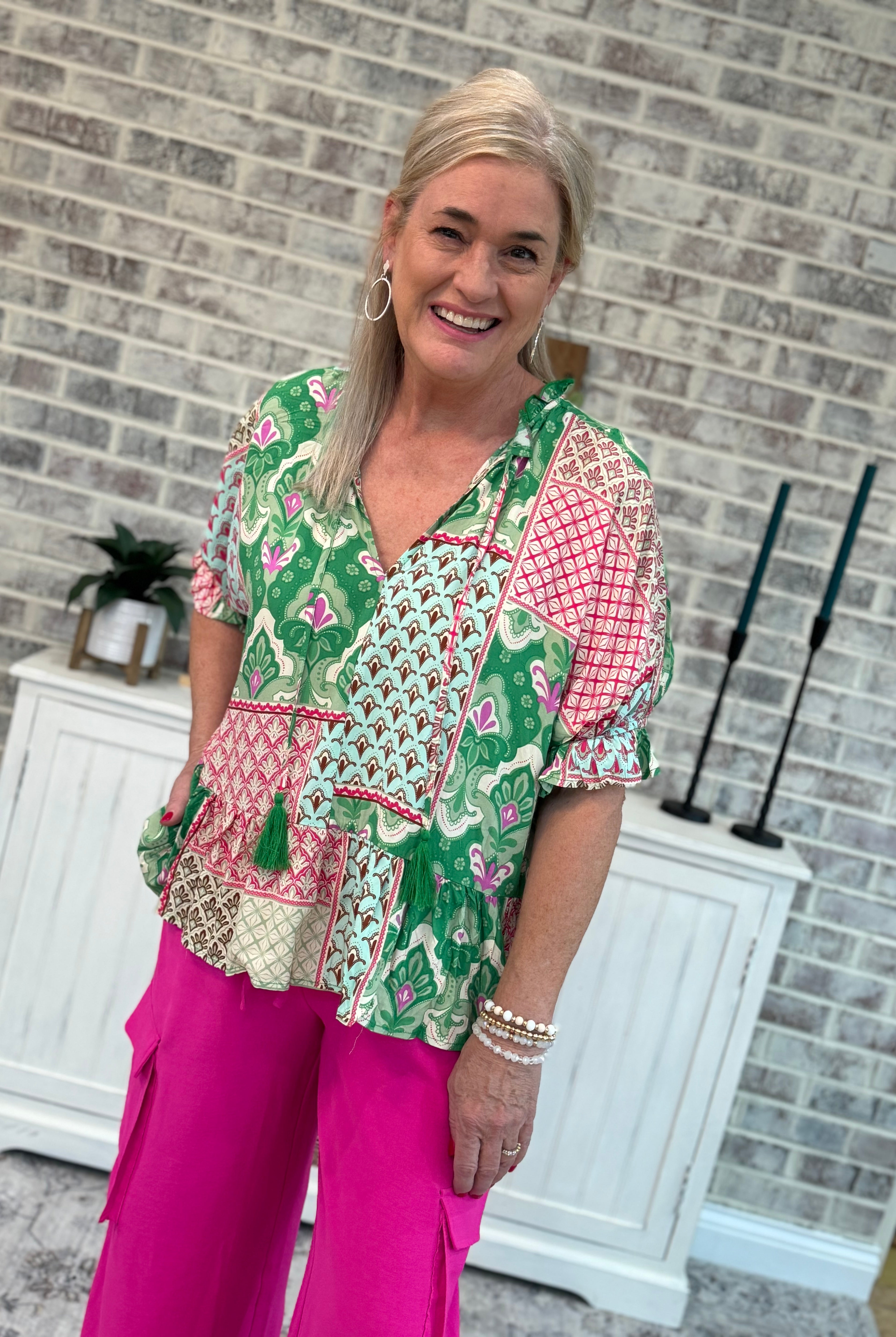 My Time to Bloom Top-100 Short Sleeve Tops-The Lovely Closet-The Lovely Closet, Women's Fashion Boutique in Alexandria, KY