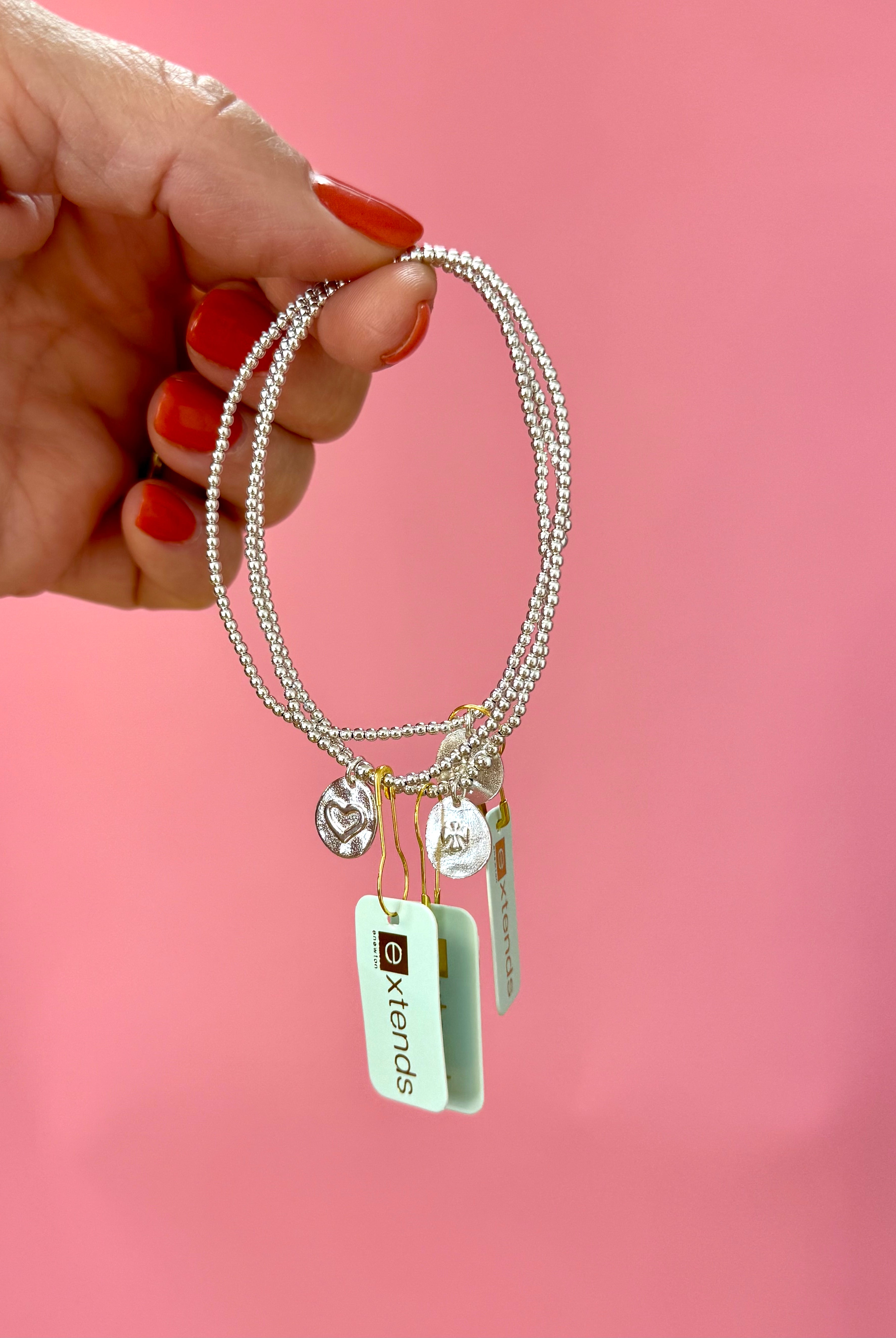 EXTENDS Classic Sterling 2mm Love Inspire Small Charm-260 eNewton-eNewton-The Lovely Closet, Women's Fashion Boutique in Alexandria, KY