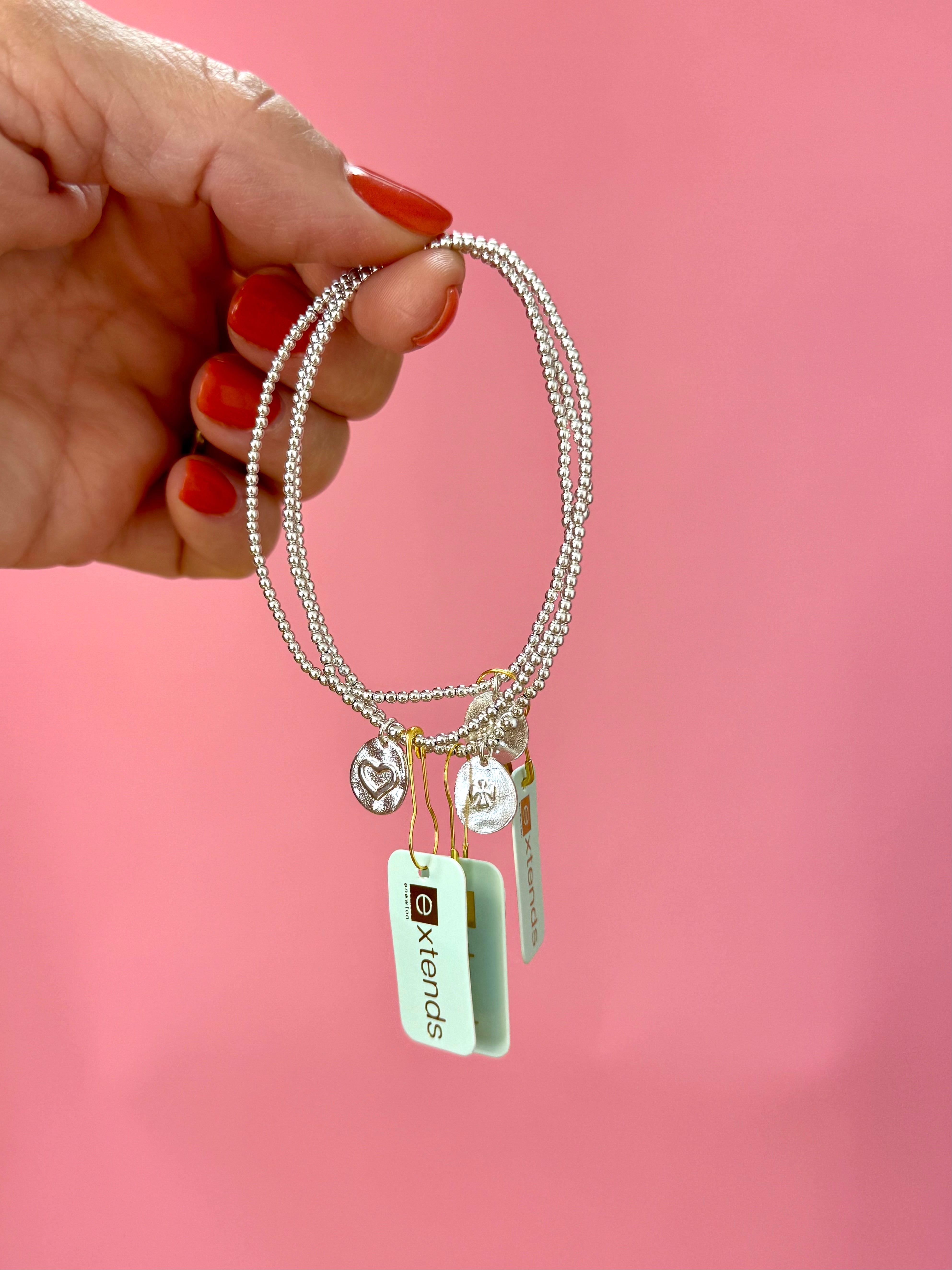 EXTENDS Classic Sterling 2mm Love Inspire Small Charm-260 eNewton-eNewton-The Lovely Closet, Women's Fashion Boutique in Alexandria, KY