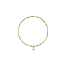 Classic Gold 2mm Signature Cross Small Gold Charm-260 eNewton-eNewton-The Lovely Closet, Women's Fashion Boutique in Alexandria, KY