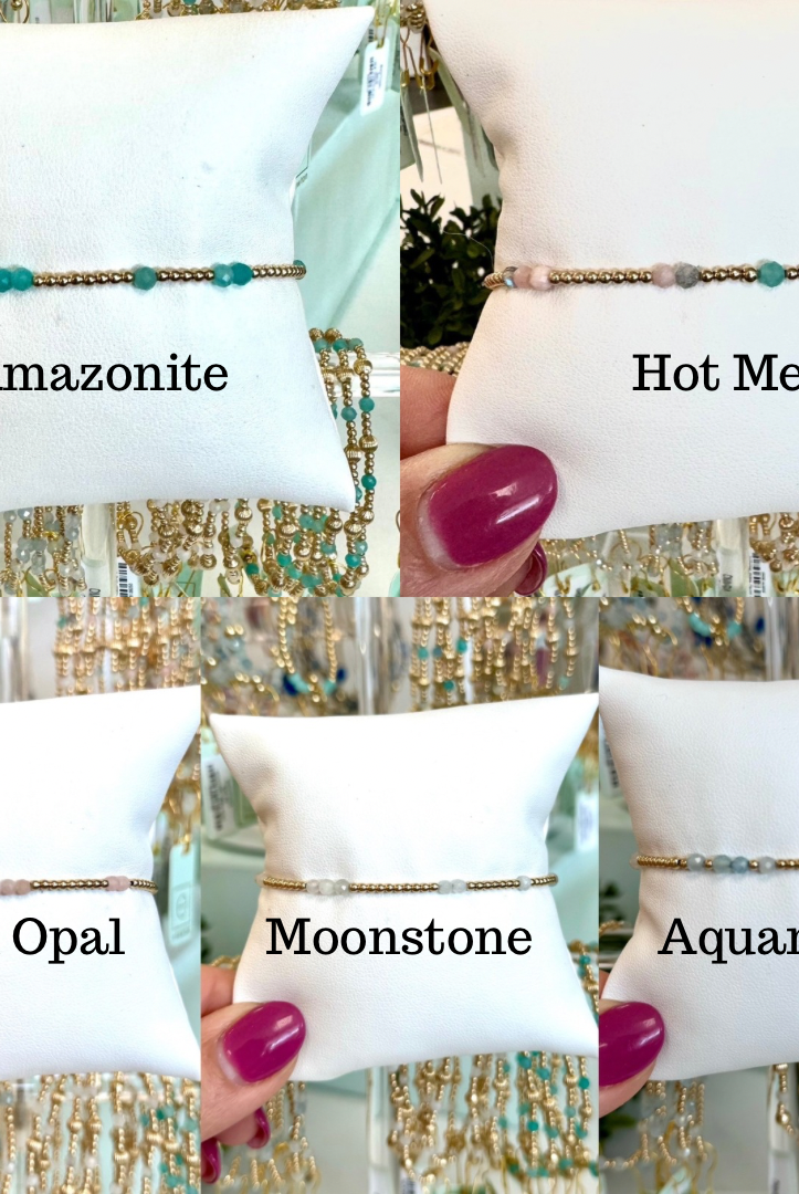 EXTENDS - Hope Unwritten Gemstone Bracelet-260 eNewton-eNewton-The Lovely Closet, Women's Fashion Boutique in Alexandria, KY