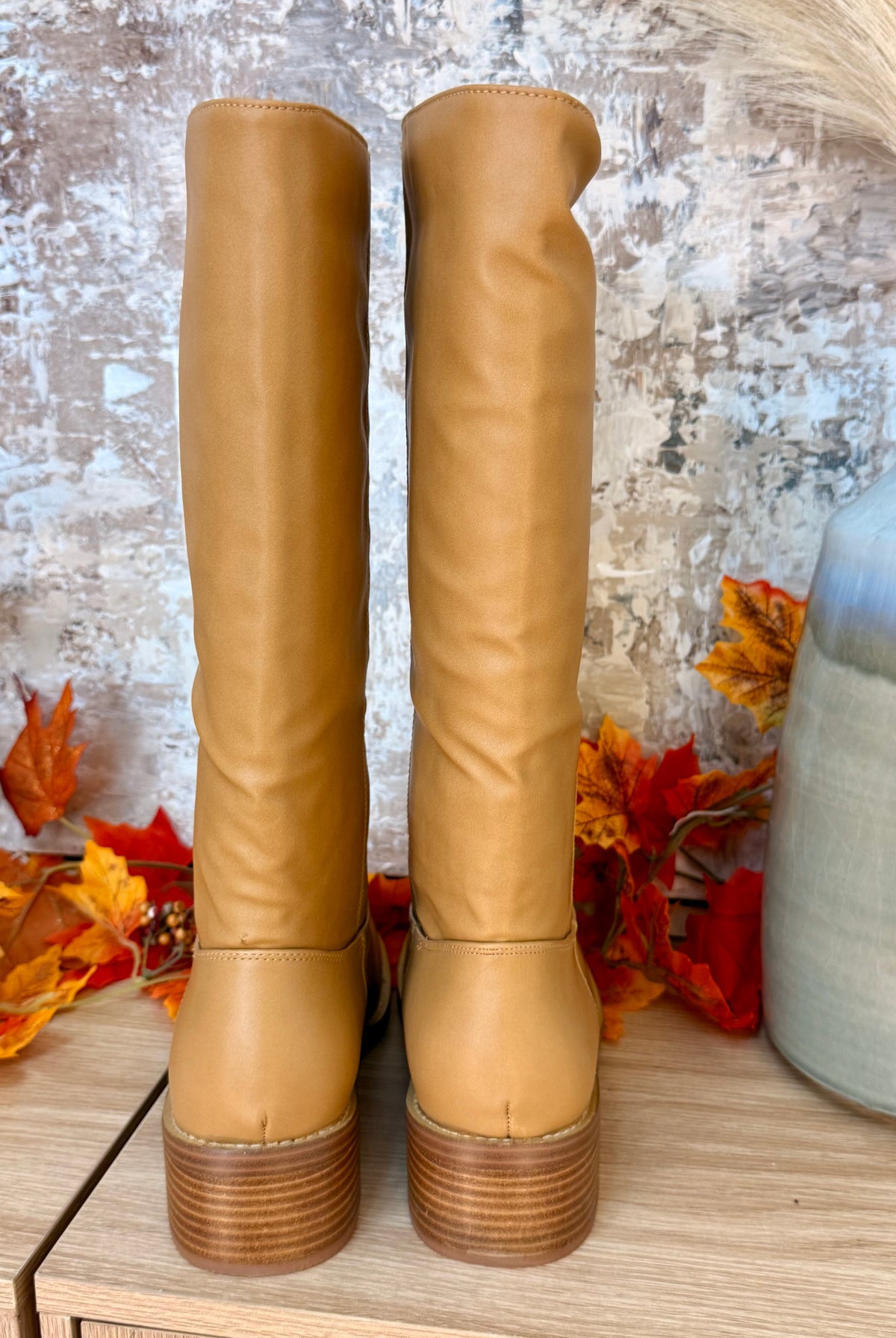 Corkys Put Up or Shut Up Boot - Camel Wide Calf-270 Shoes-Corkys-The Lovely Closet, Women's Fashion Boutique in Alexandria, KY