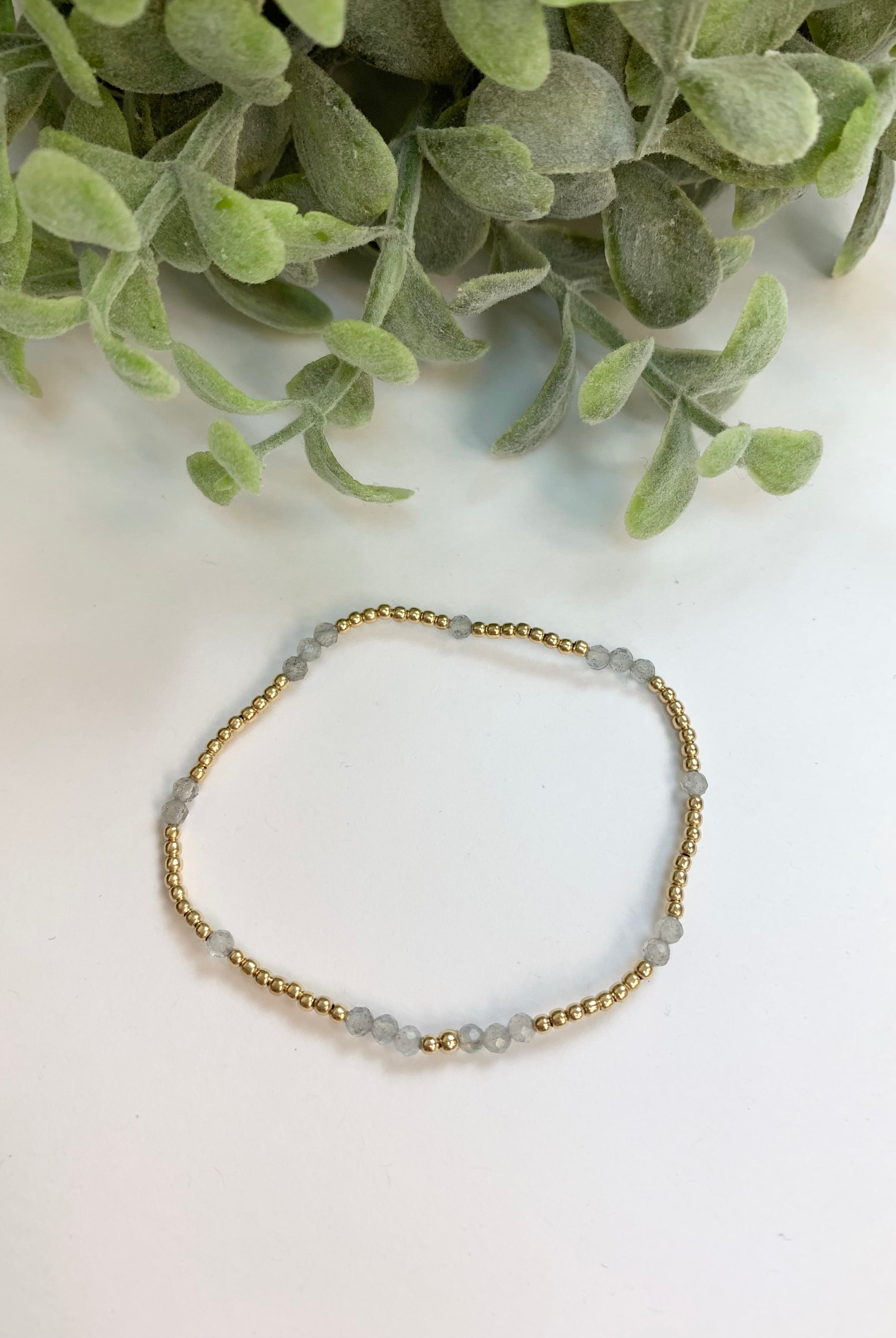 Labradorite Hope Unwritten Bracelet-260 eNewton-eNewton-The Lovely Closet, Women's Fashion Boutique in Alexandria, KY