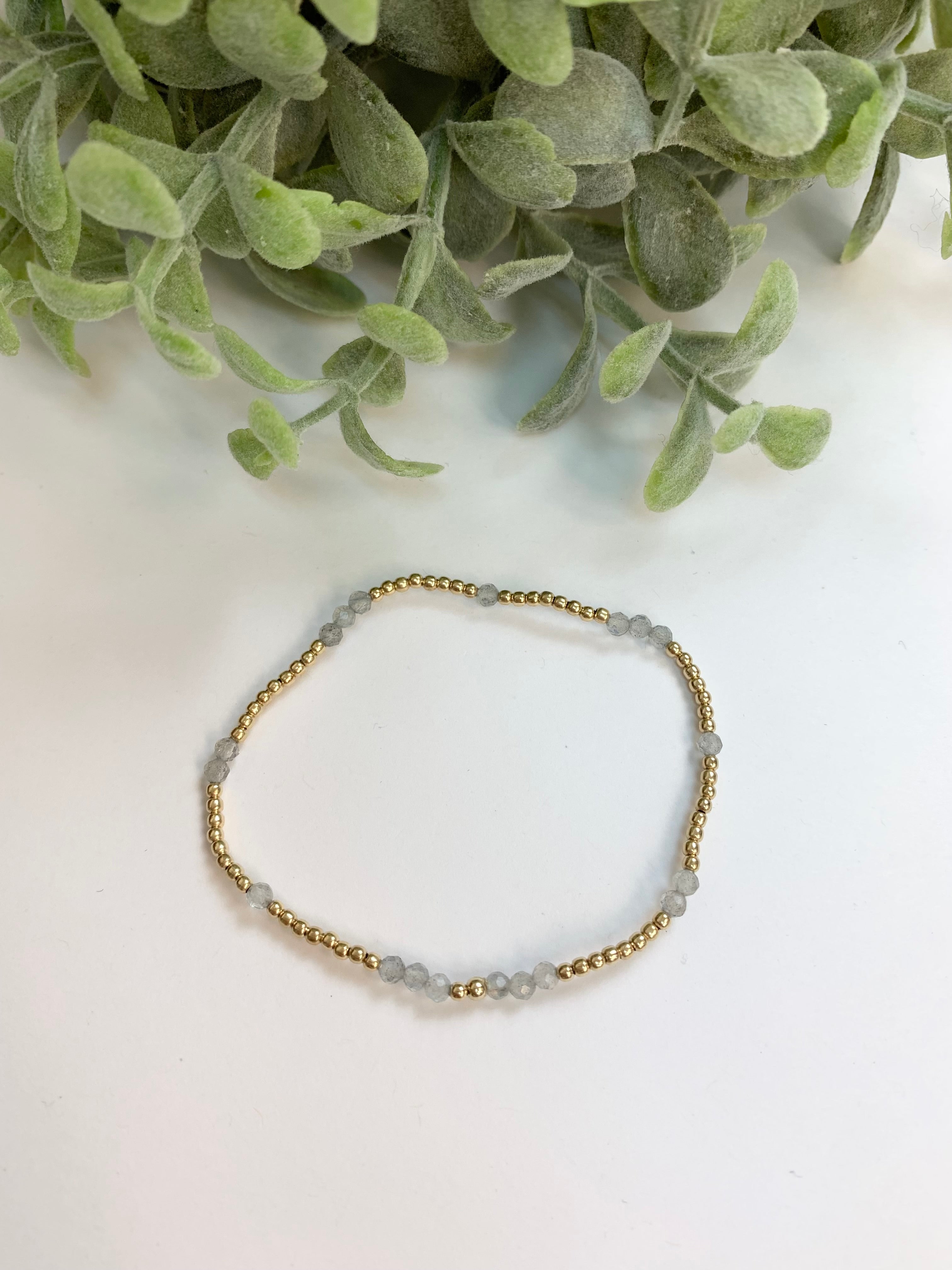 Labradorite Hope Unwritten Bracelet-260 eNewton-eNewton-The Lovely Closet, Women's Fashion Boutique in Alexandria, KY