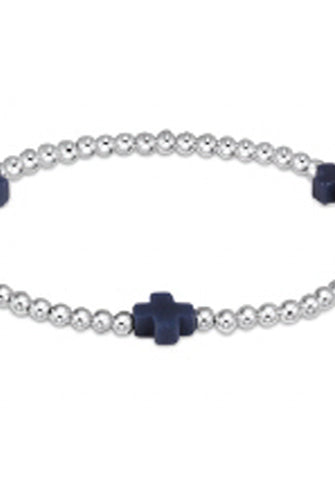 EXTENDS 3mm Signature Cross Sterling Bracelet-260 eNewton-eNewton-The Lovely Closet, Women's Fashion Boutique in Alexandria, KY