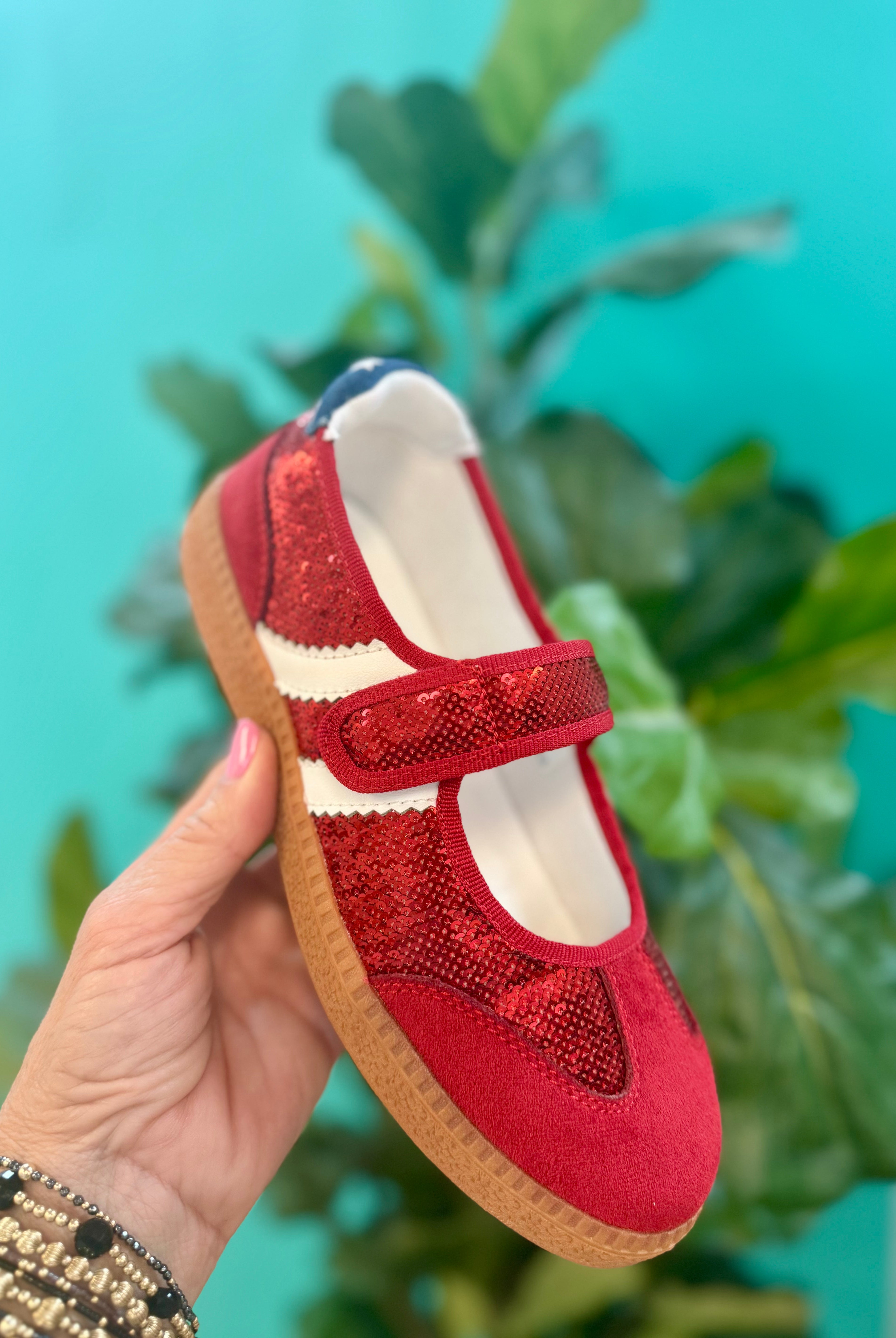 Corkys Americana Calm Down Sneakers-270 Shoes-Corkys-The Lovely Closet, Women's Fashion Boutique in Alexandria, KY