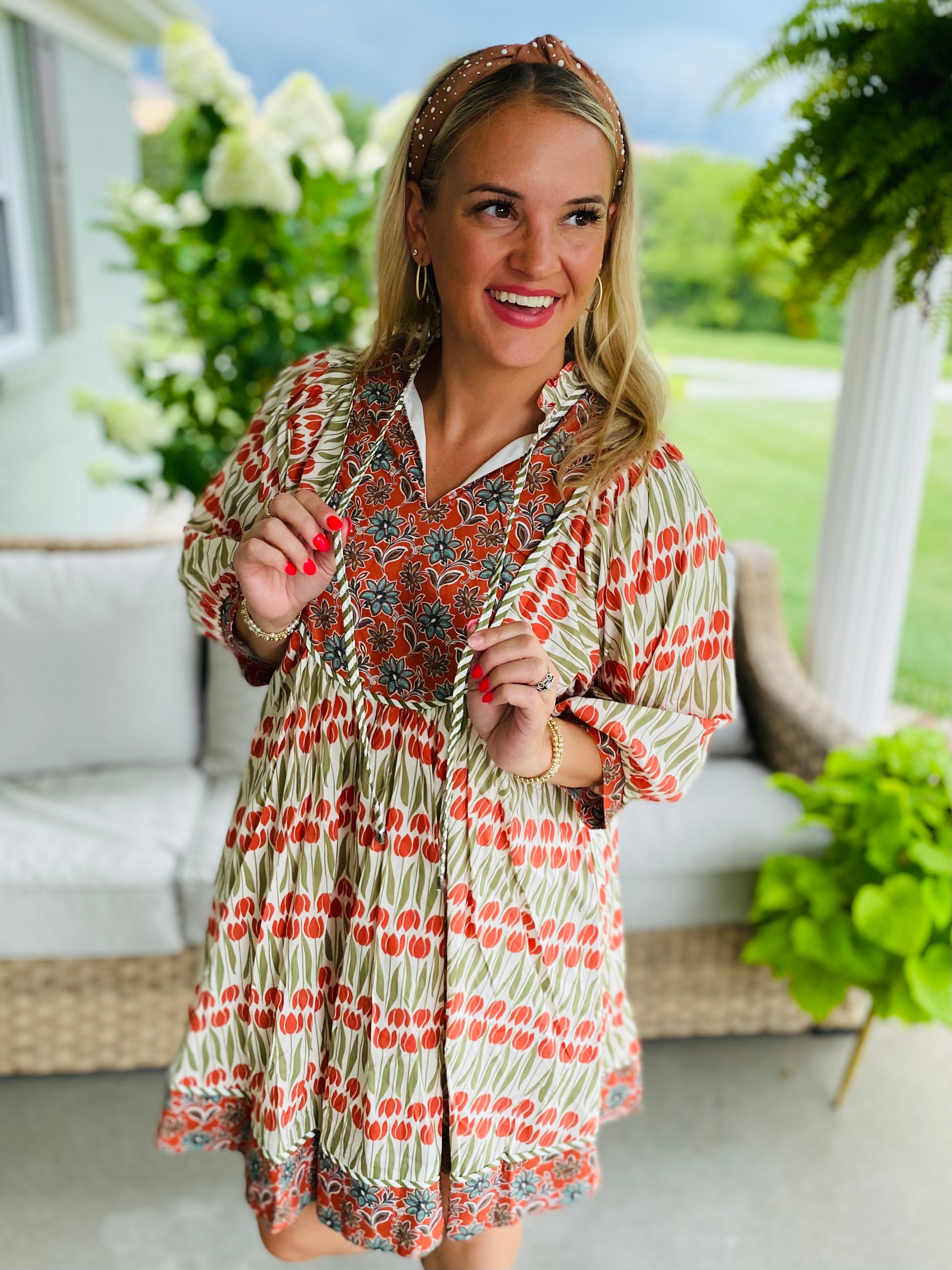 Grateful Heart Dress-180 Dresses-GIGIO-The Lovely Closet, Women's Fashion Boutique in Alexandria, KY