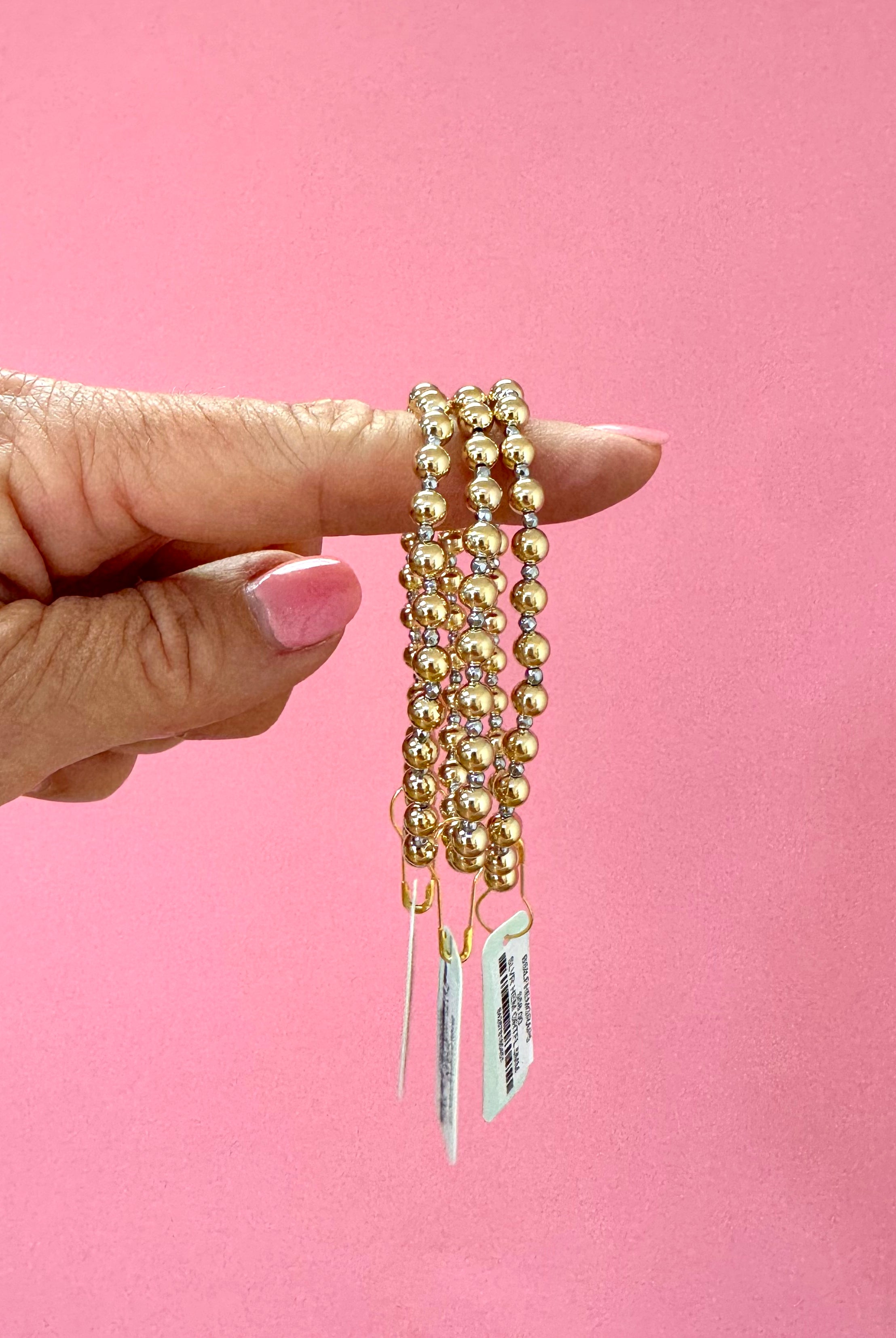 Silver Hematite Grateful 5mm-260 eNewton-eNewton-The Lovely Closet, Women's Fashion Boutique in Alexandria, KY