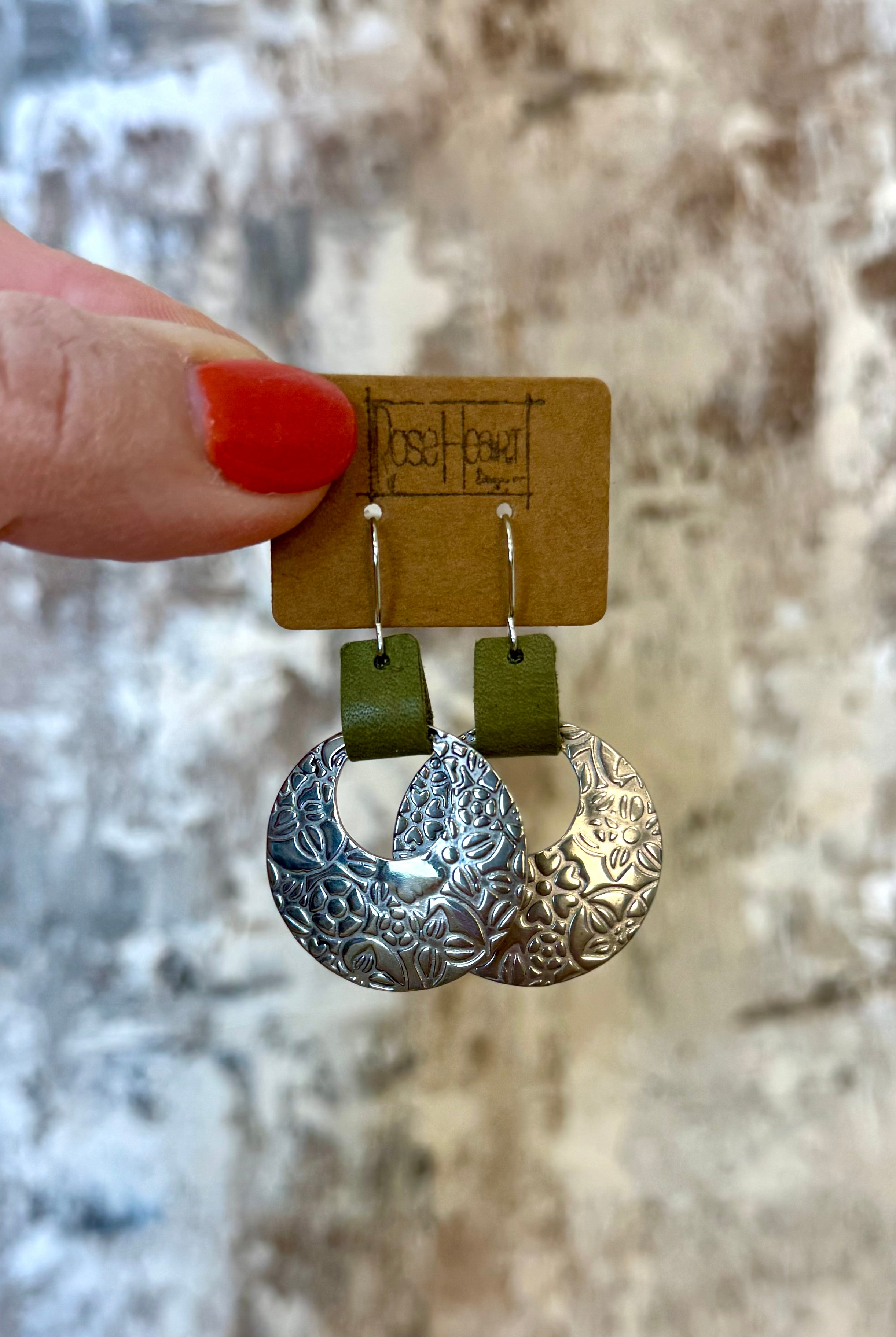 RoseHeart Earrings - Dressed for Fall-180 Dresses-RH-The Lovely Closet, Women's Fashion Boutique in Alexandria, KY