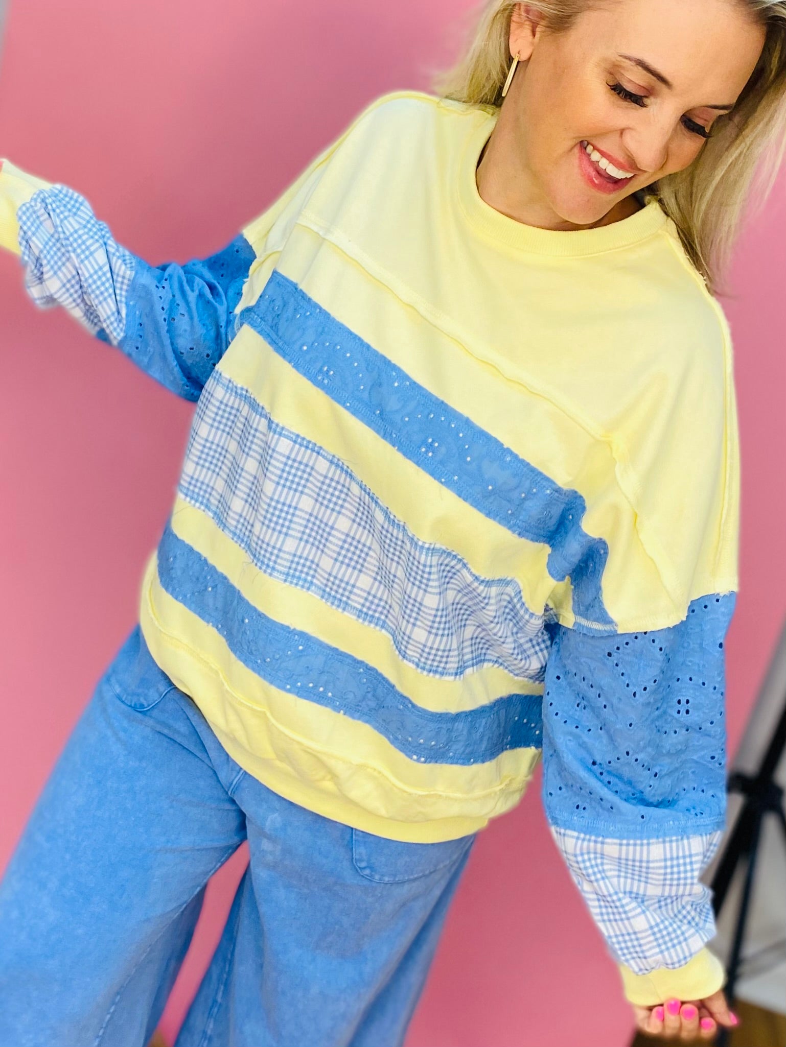 FINAL SALE Sunshine State of Mind Pullover-110 Long Sleeve Top-FANTASTIC FAWN-The Lovely Closet, Women's Fashion Boutique in Alexandria, KY