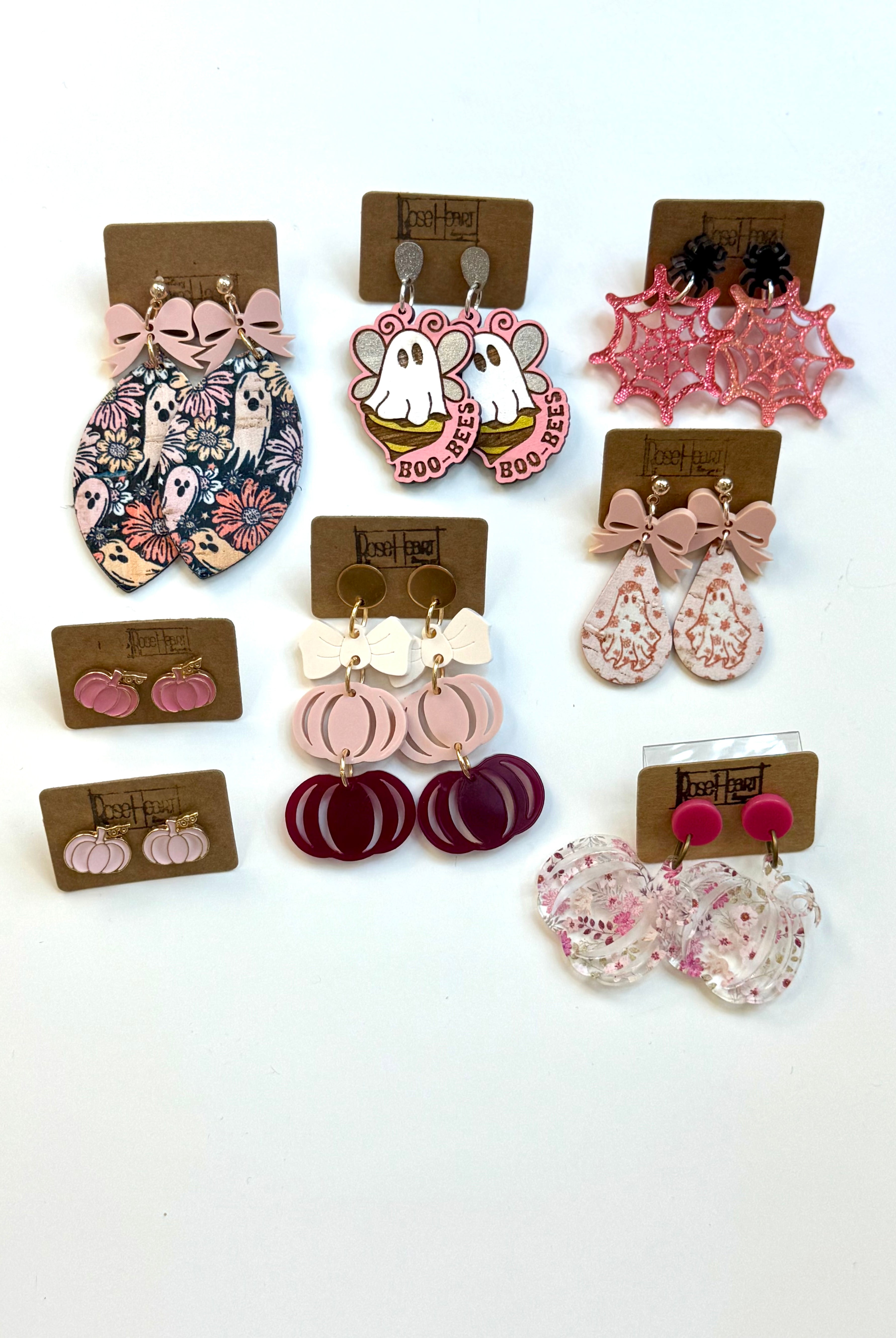 RoseHeart Earrings 2025 Pinktober!-280 Accessories-RH-The Lovely Closet, Women's Fashion Boutique in Alexandria, KY
