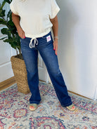 RISEN Tummy Control High Rise Straight Jeans-210 Jeans-Risen-The Lovely Closet, Women's Fashion Boutique in Alexandria, KY