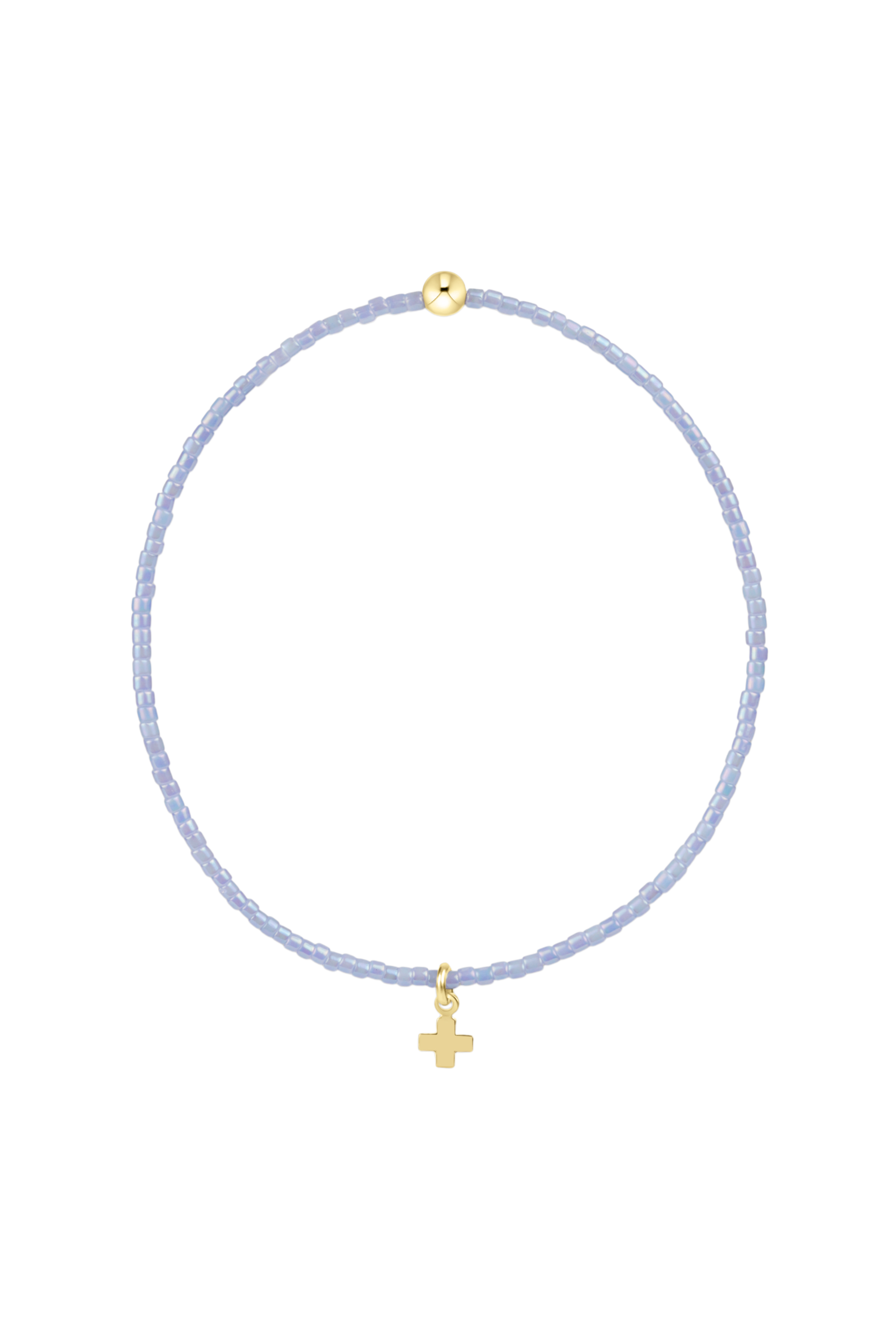 ENEWTON HOPE CLASSIC OCEAN MIST BRACELET - SIGNATURE CROSS SMALL GOLD CHARM-260 eNewton-eNewton-The Lovely Closet, Women's Fashion Boutique in Alexandria, KY