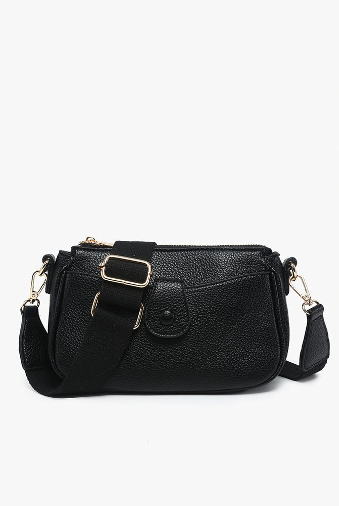 Snap Front Crossbody - Kallie-290 Bag/Handbags-Jen & Co-The Lovely Closet, Women's Fashion Boutique in Alexandria, KY