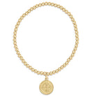 EXTENDS Classic Gold 3mm Blessing Gold Disc Bracelet-260 eNewton-eNewton-The Lovely Closet, Women's Fashion Boutique in Alexandria, KY