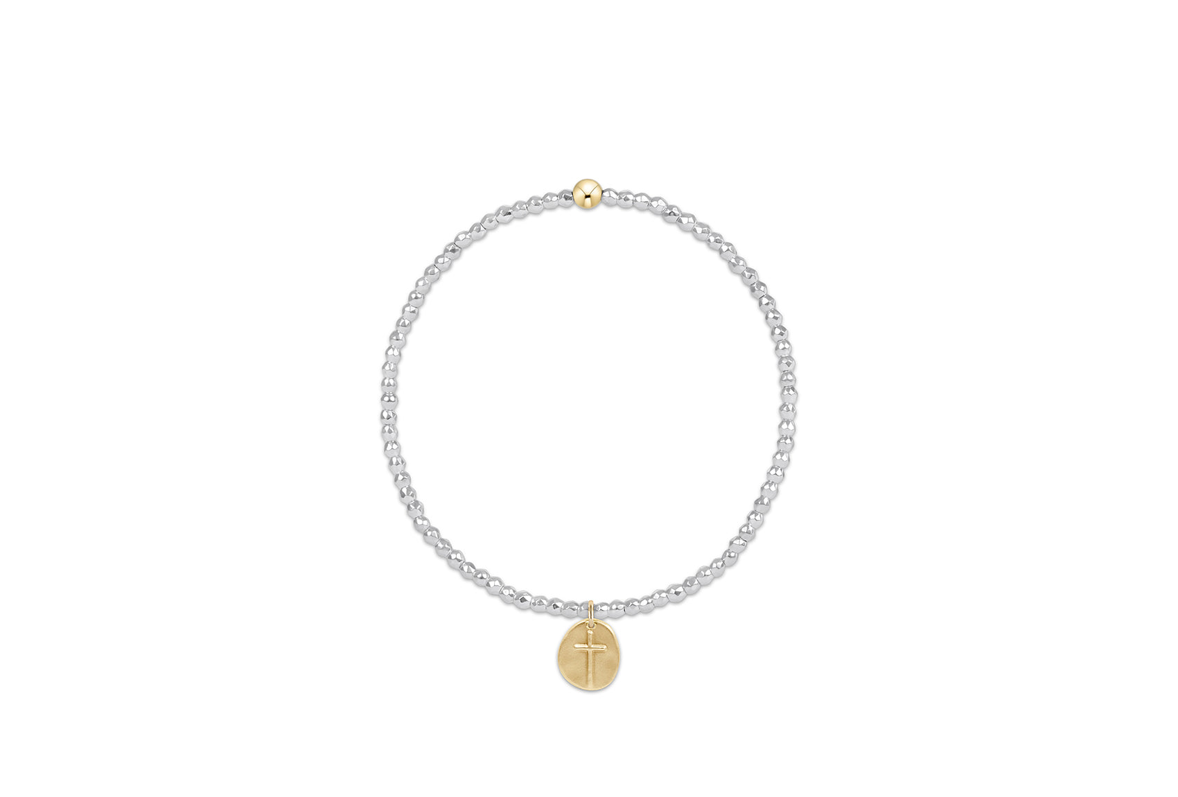 EXTENDS Bright Silver Hematite 2mm Inspire Small Charm-260 eNewton-eNewton-The Lovely Closet, Women's Fashion Boutique in Alexandria, KY