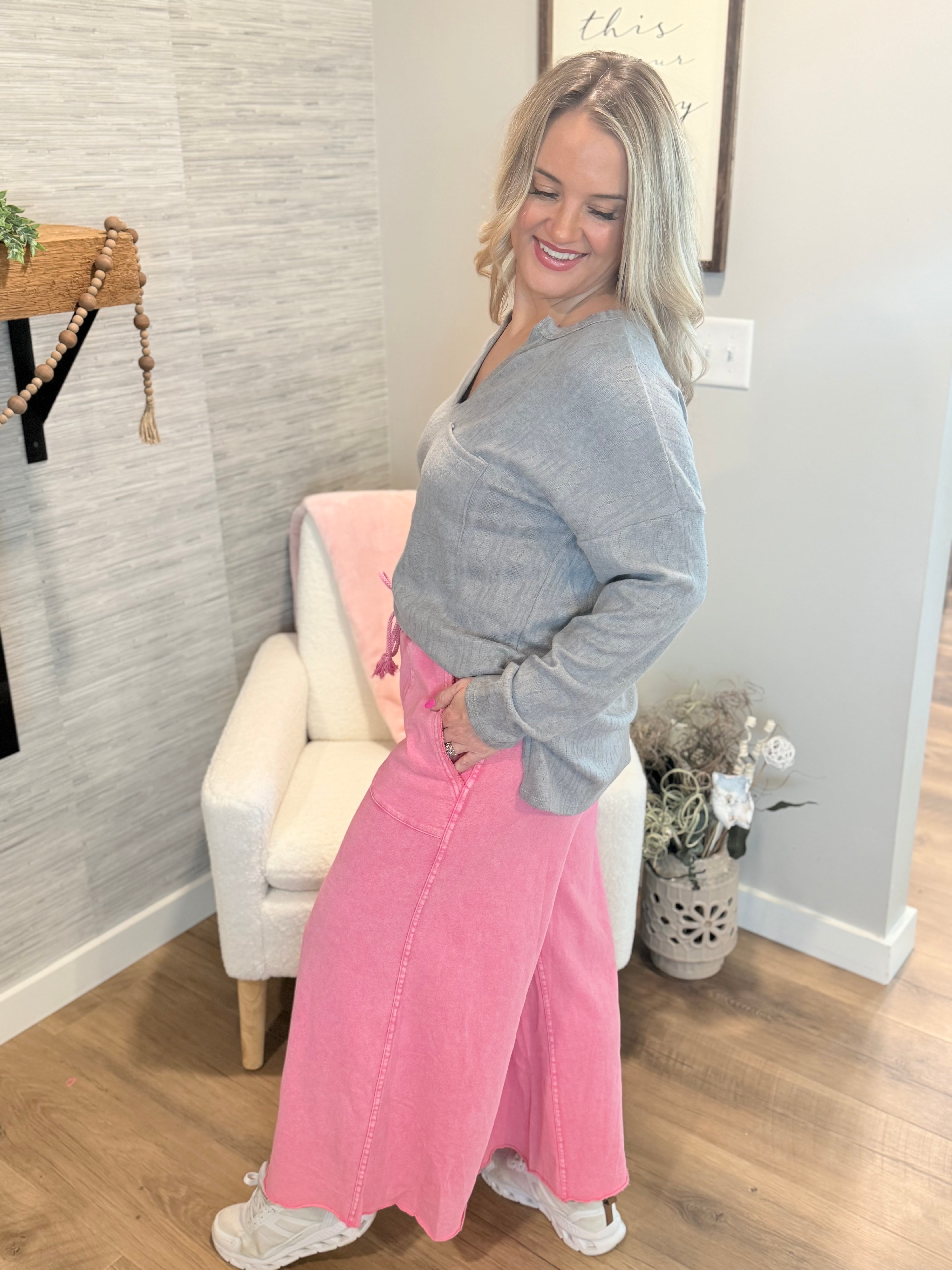 Day in The Life Pants - Pink-240 Pants-easel-The Lovely Closet, Women's Fashion Boutique in Alexandria, KY