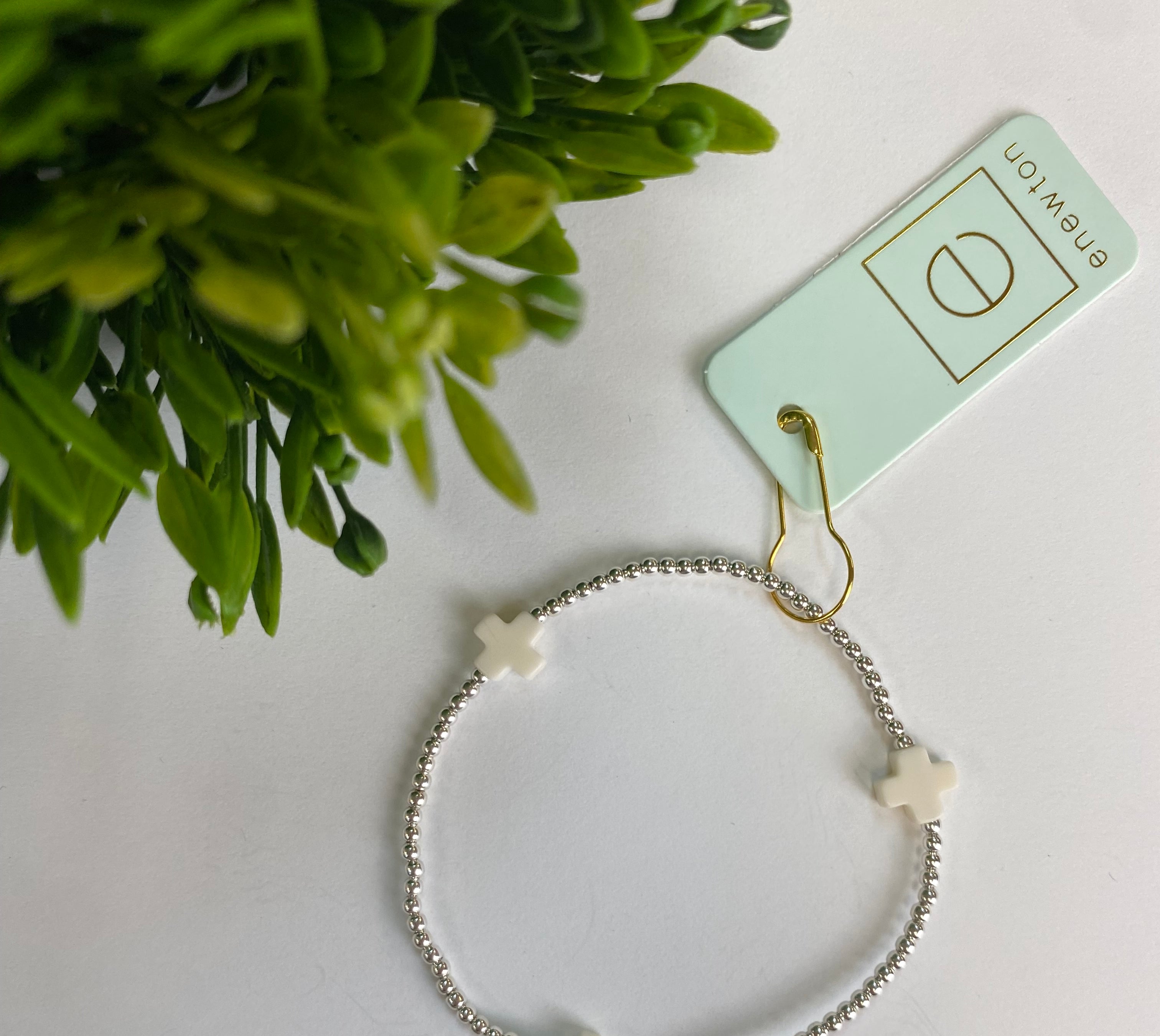 2mm Signature Cross Sterling-260 eNewton-eNewton-The Lovely Closet, Women's Fashion Boutique in Alexandria, KY