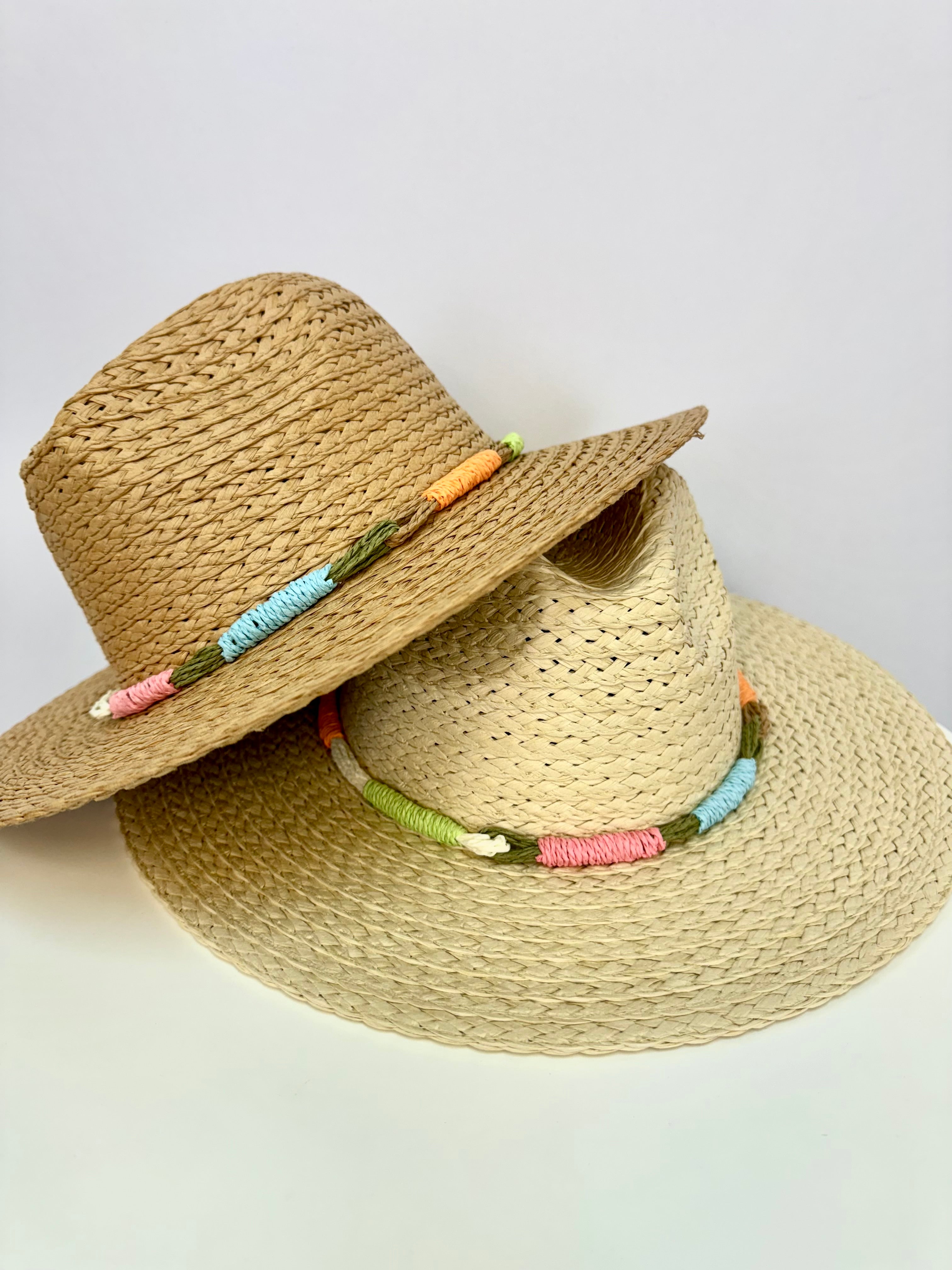 Summer Fun Straw Hat-The Lovely Closet-The Lovely Closet, Women's Fashion Boutique in Alexandria, KY