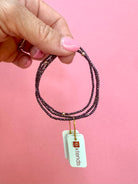EXTENDS Faceted Hematite 2mm-260 eNewton-eNewton-The Lovely Closet, Women's Fashion Boutique in Alexandria, KY