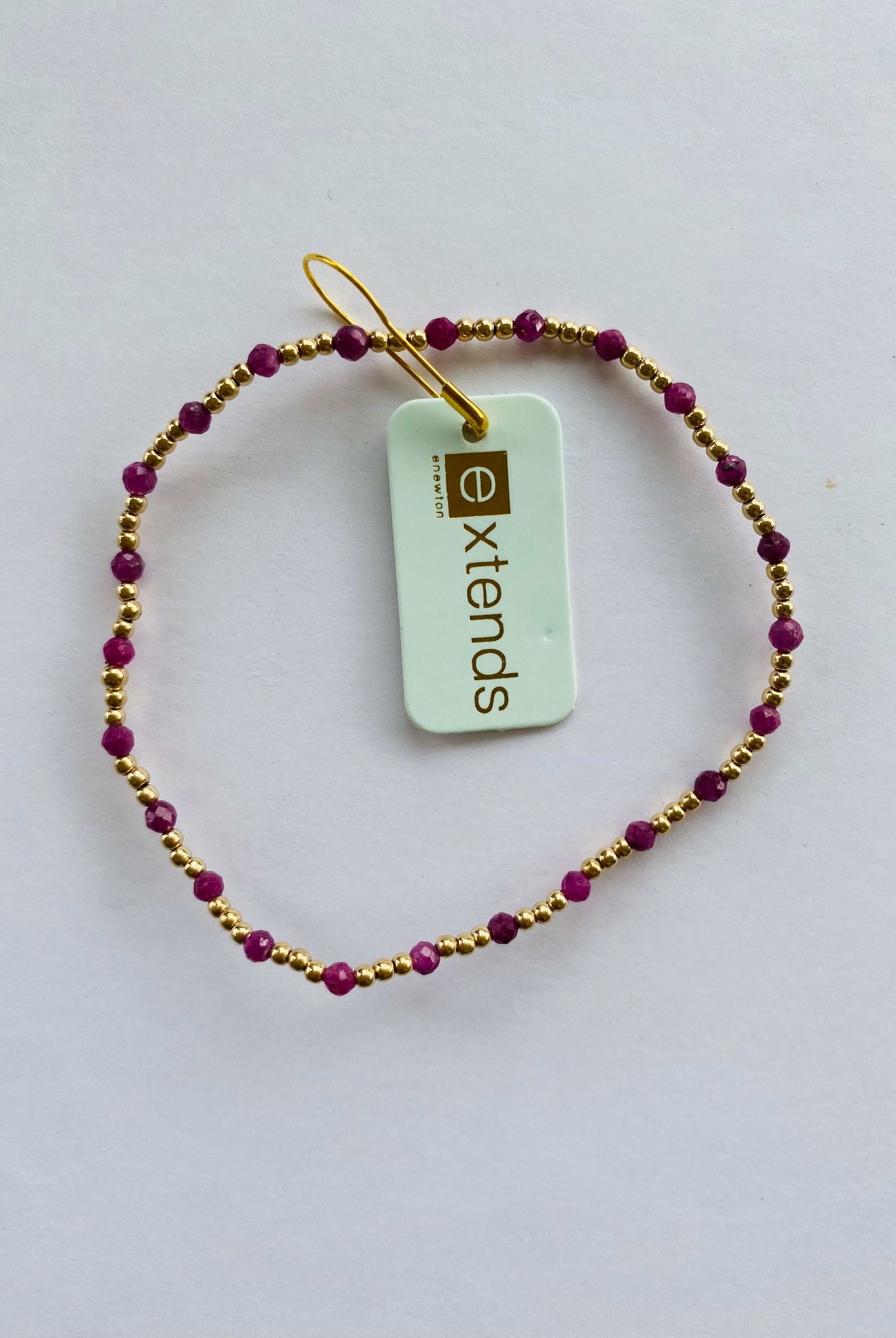 EXTENDS Gold Sincerity 3mm Ruby-260 eNewton-eNewton-The Lovely Closet, Women's Fashion Boutique in Alexandria, KY