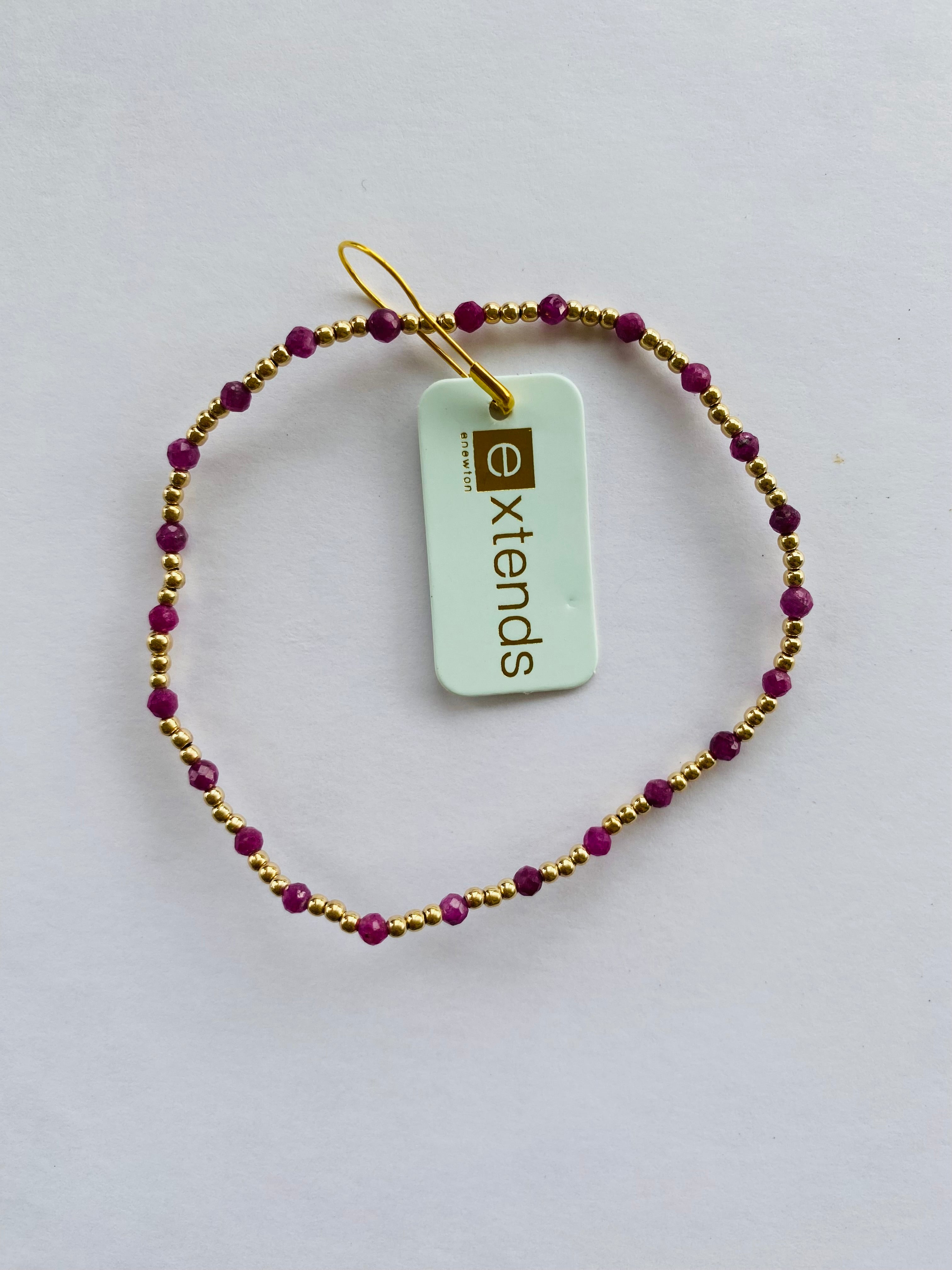 EXTENDS Gold Sincerity 3mm Ruby-260 eNewton-eNewton-The Lovely Closet, Women's Fashion Boutique in Alexandria, KY