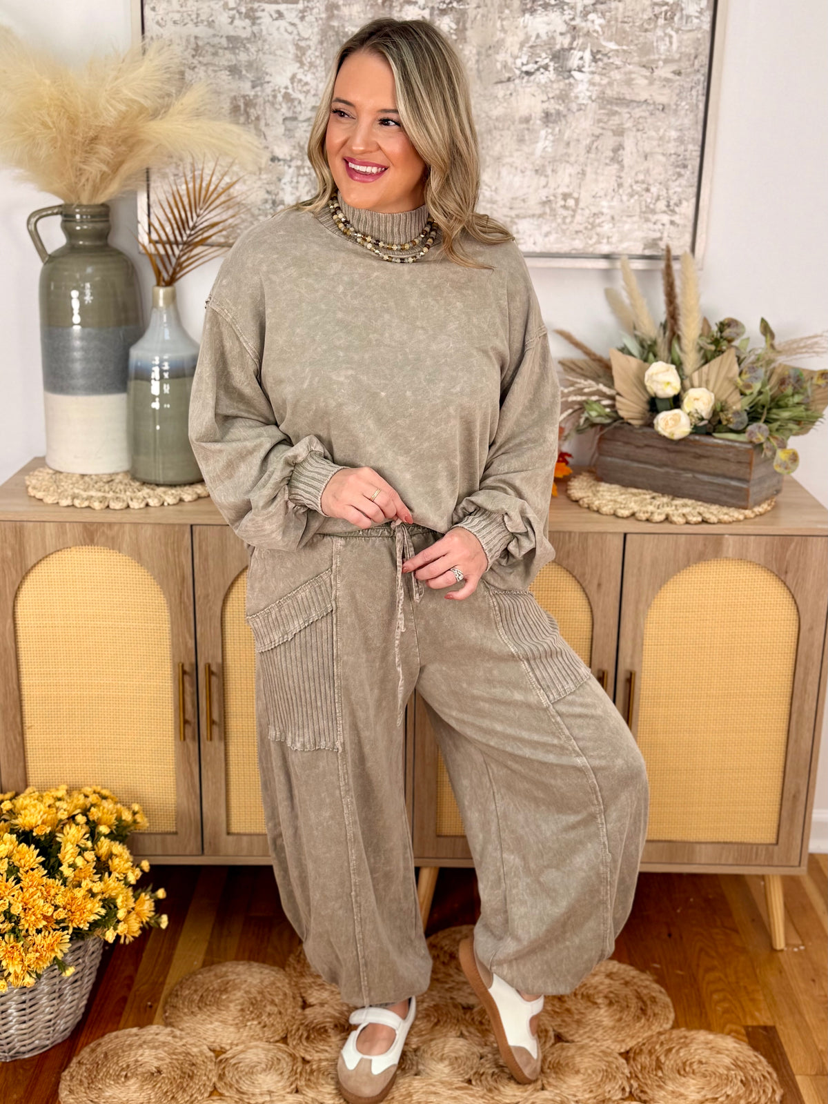 Cool Intentions Joggers - Vintage Olive-240 Pants-jHer-The Lovely Closet, Women's Fashion Boutique in Alexandria, KY