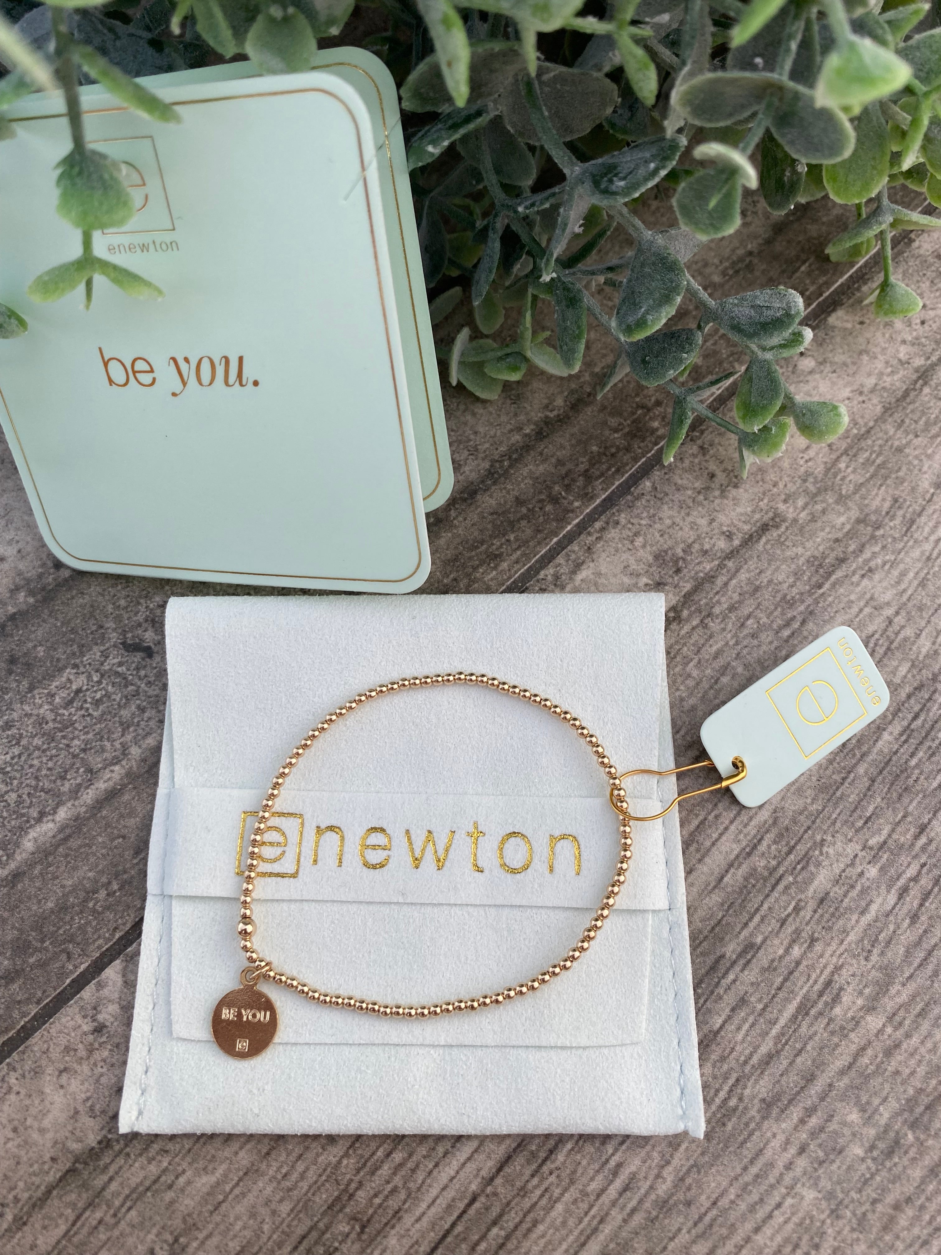 Be You Classic Gold Small Disc Bracelet-260 eNewton-eNewton-The Lovely Closet, Women's Fashion Boutique in Alexandria, KY