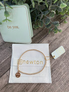 Be You Classic Gold Small Disc Bracelet-260 eNewton-eNewton-The Lovely Closet, Women's Fashion Boutique in Alexandria, KY
