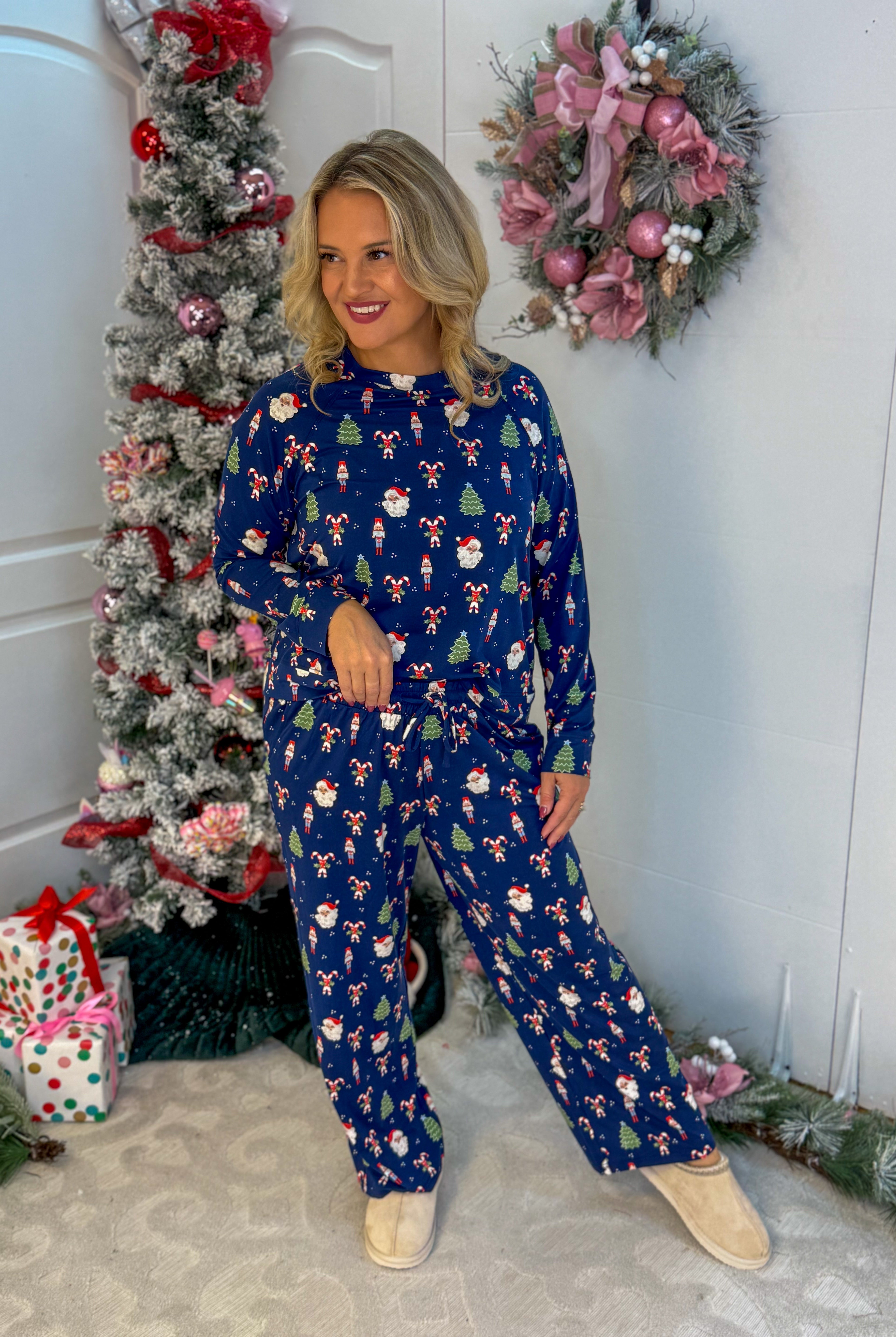 Mary Square Peppermint Pine Family - Womens-350 Holiday-Mary Square-The Lovely Closet, Women's Fashion Boutique in Alexandria, KY