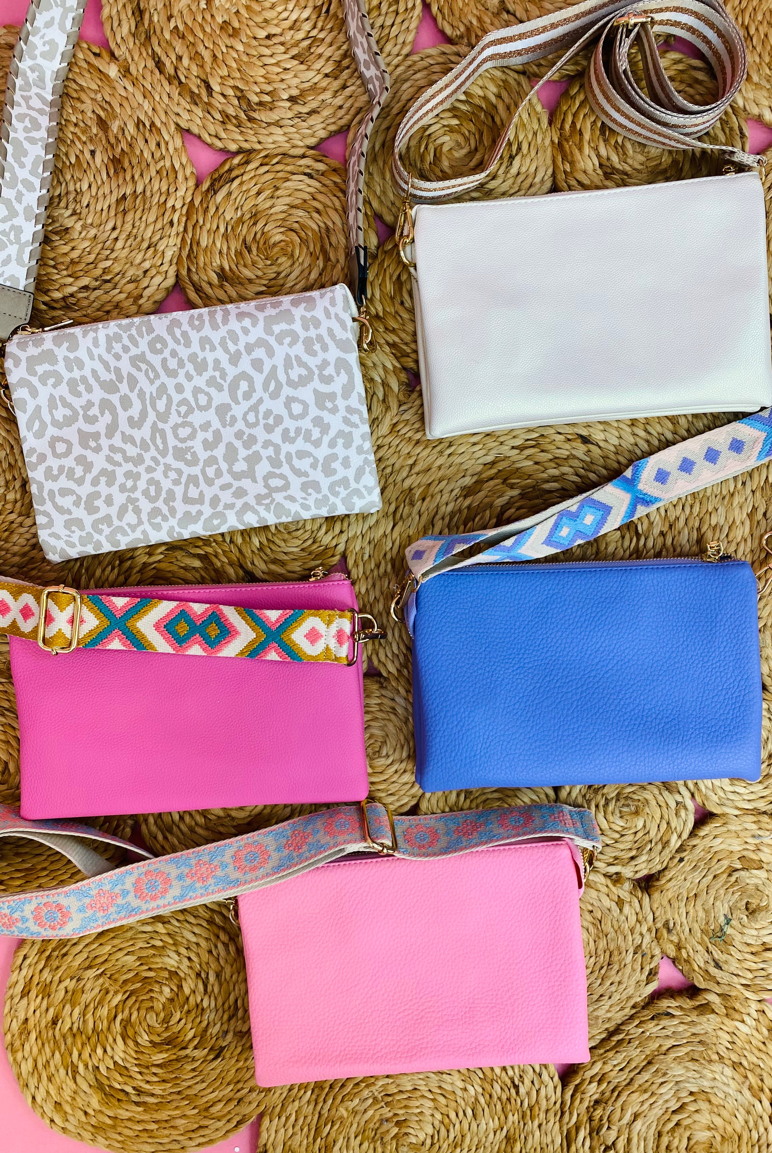 Izzy Crossbody w/ Guitar Strap-290 Bag/Handbags-Jen & Co.-The Lovely Closet, Women's Fashion Boutique in Alexandria, KY