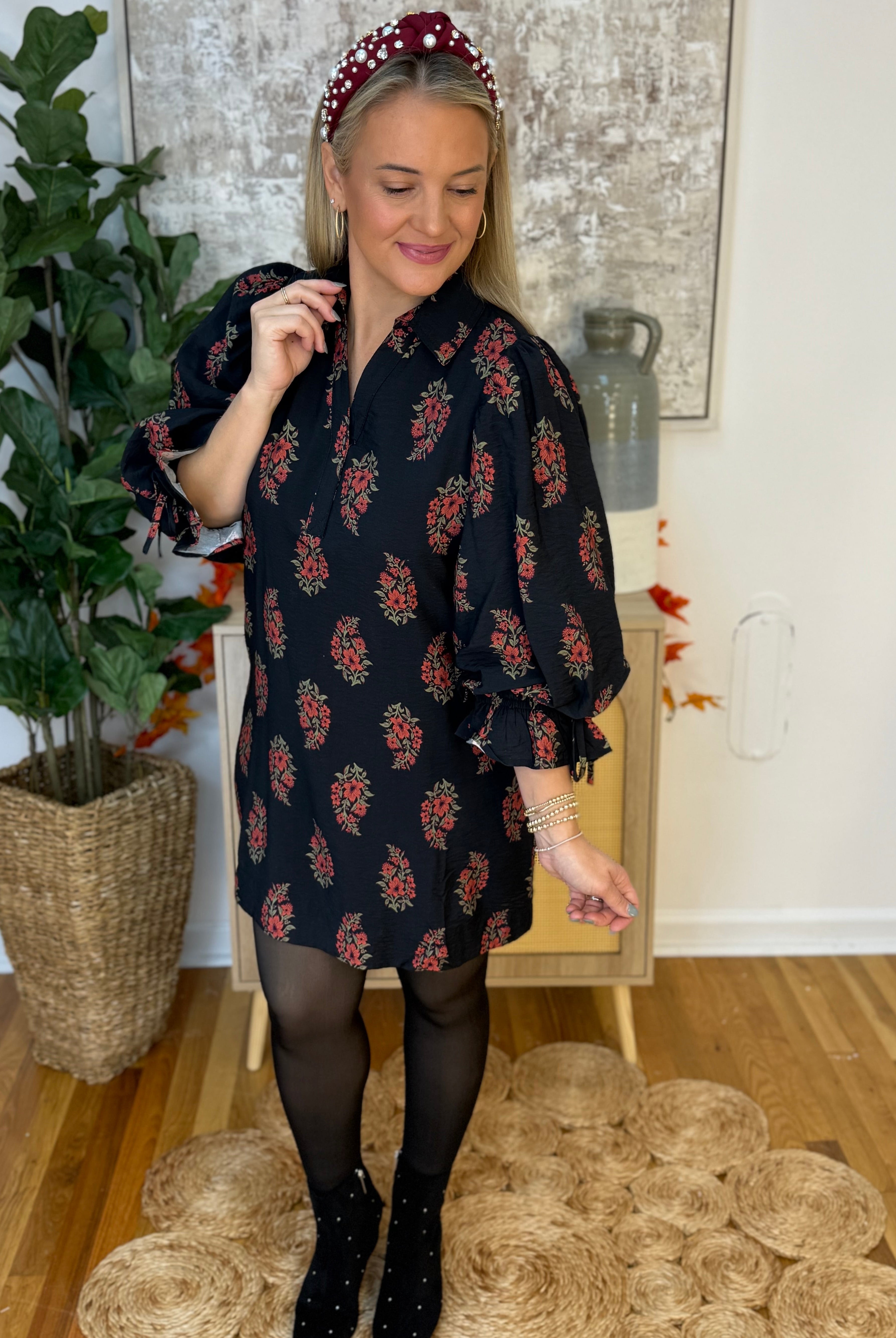 Merry Moments Lined Dress-180 Dresses-Entro-The Lovely Closet, Women's Fashion Boutique in Alexandria, KY