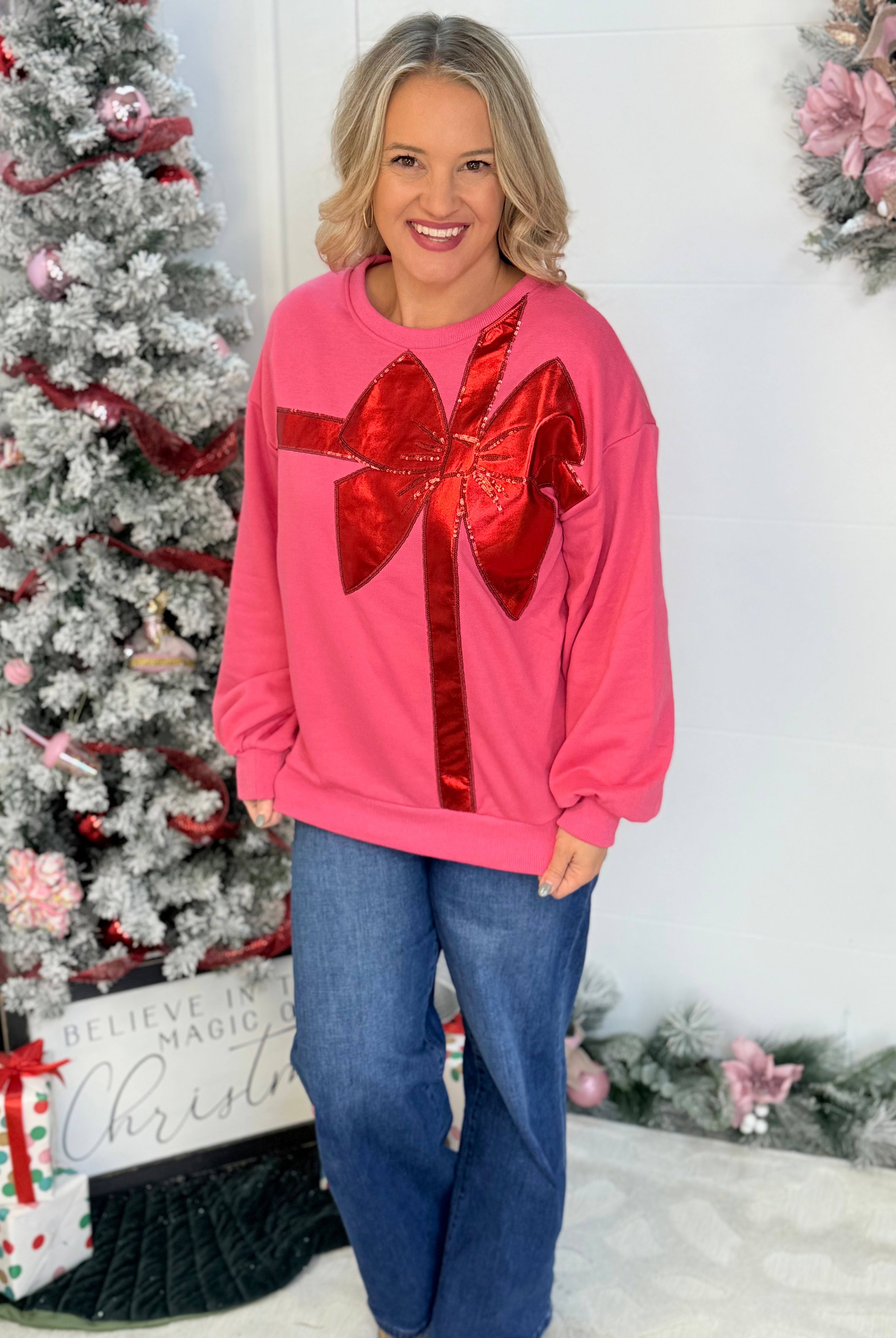 That's a Wrap Pullover-350 Holiday-Jess Lea-The Lovely Closet, Women's Fashion Boutique in Alexandria, KY
