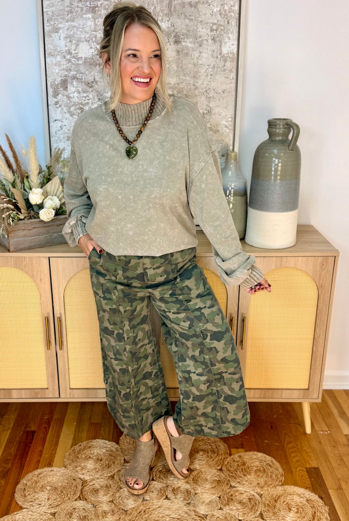 Camo All Day Pants-240 Pants-The Lovely Closet-The Lovely Closet, Women's Fashion Boutique in Alexandria, KY