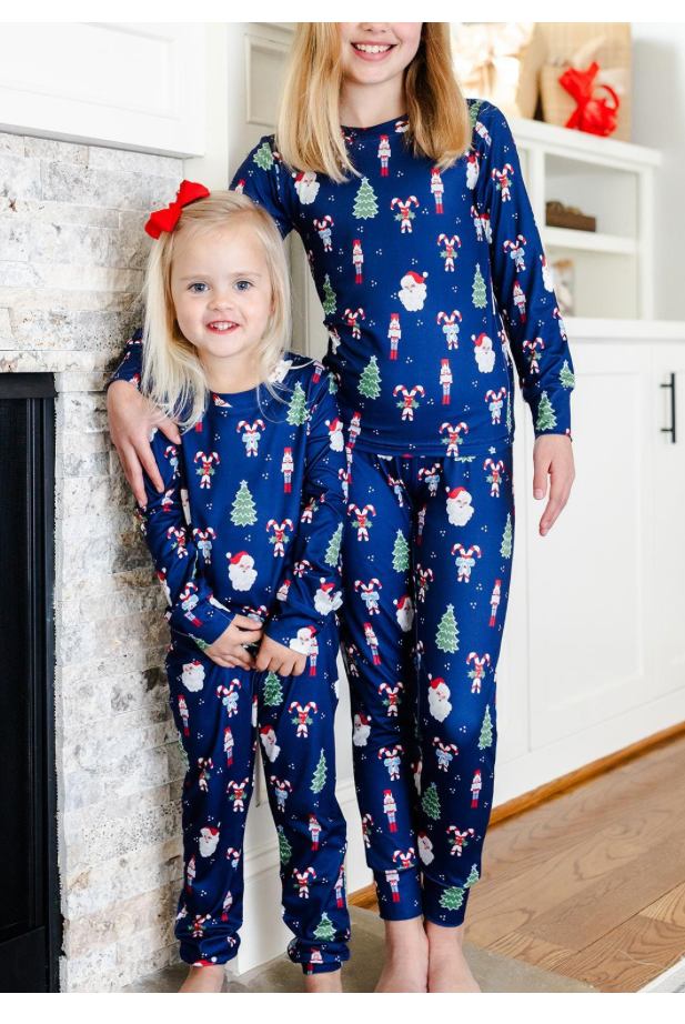 Mary Square Peppermint Pines Family Pajamas - Kids/Youth-350 Holiday-Mary Square-The Lovely Closet, Women's Fashion Boutique in Alexandria, KY