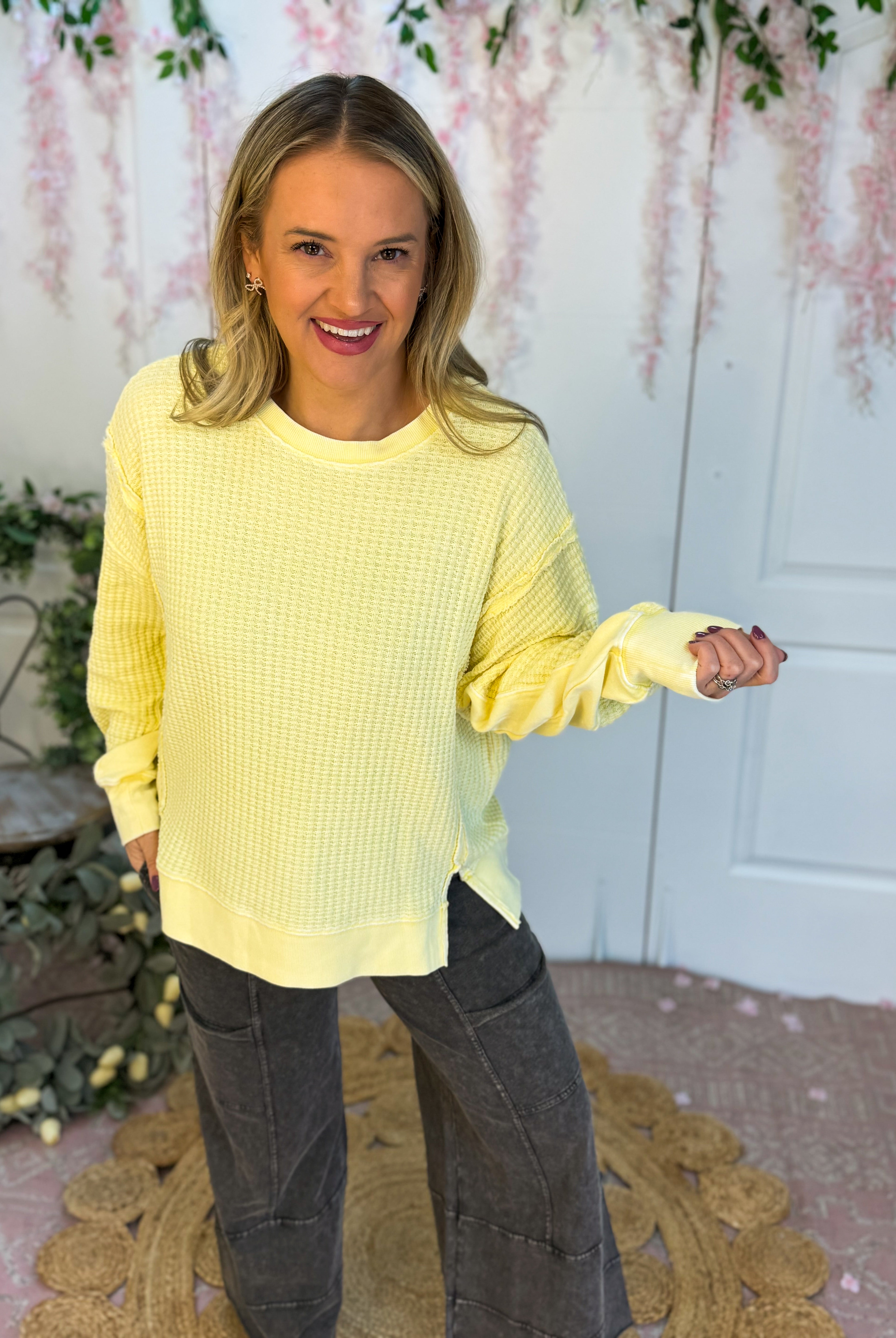 Sunshine Pullover-110 Long Sleeve Top-easel-The Lovely Closet, Women's Fashion Boutique in Alexandria, KY