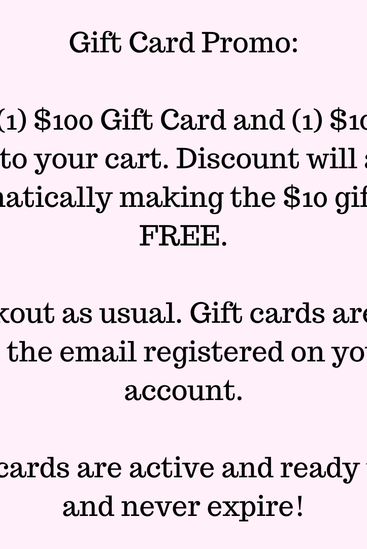 GIFT CARD PROMO DETAILS-The Lovely Closet-The Lovely Closet, Women's Fashion Boutique in Alexandria, KY