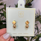 Signature Cross Gold Stud - Classic Earring-260 eNewton-enewton-The Lovely Closet, Women's Fashion Boutique in Alexandria, KY