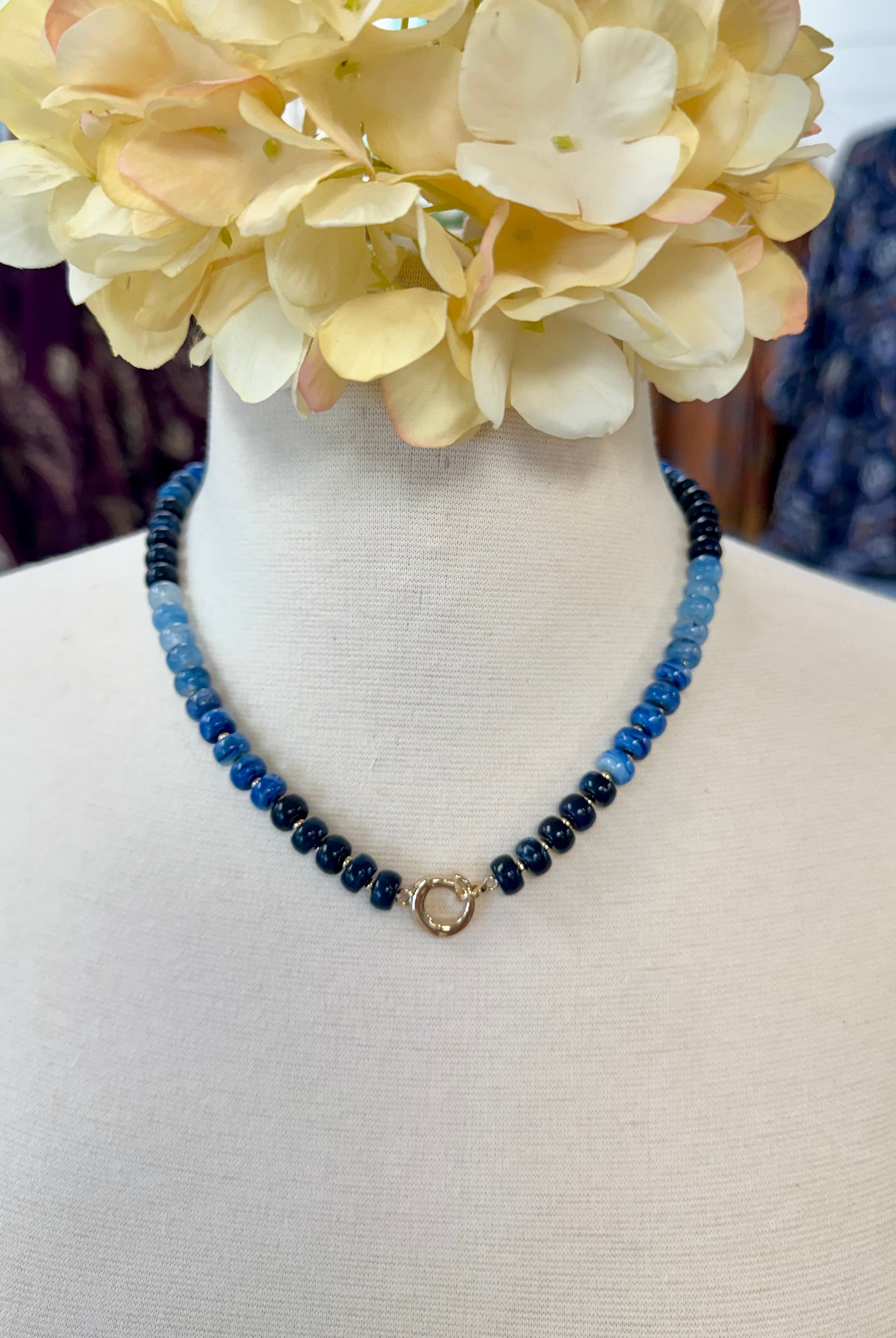 Blue Raspberry Candy Bead Necklace-280 Accessories-Golden Stella-The Lovely Closet, Women's Fashion Boutique in Alexandria, KY
