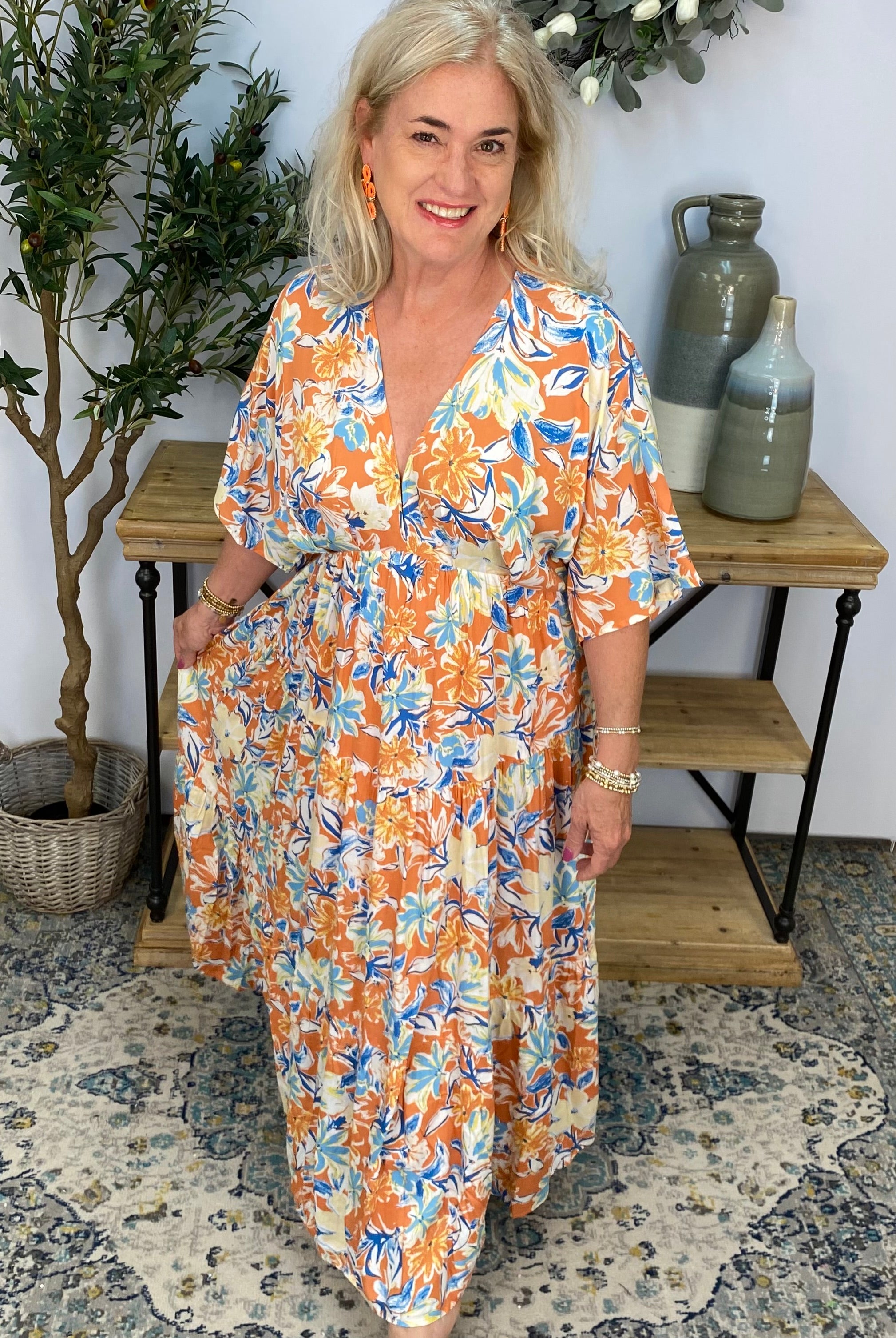 Feeling Beautiful Maxi Dress-180 Dresses-The Lovely Closet-The Lovely Closet, Women's Fashion Boutique in Alexandria, KY