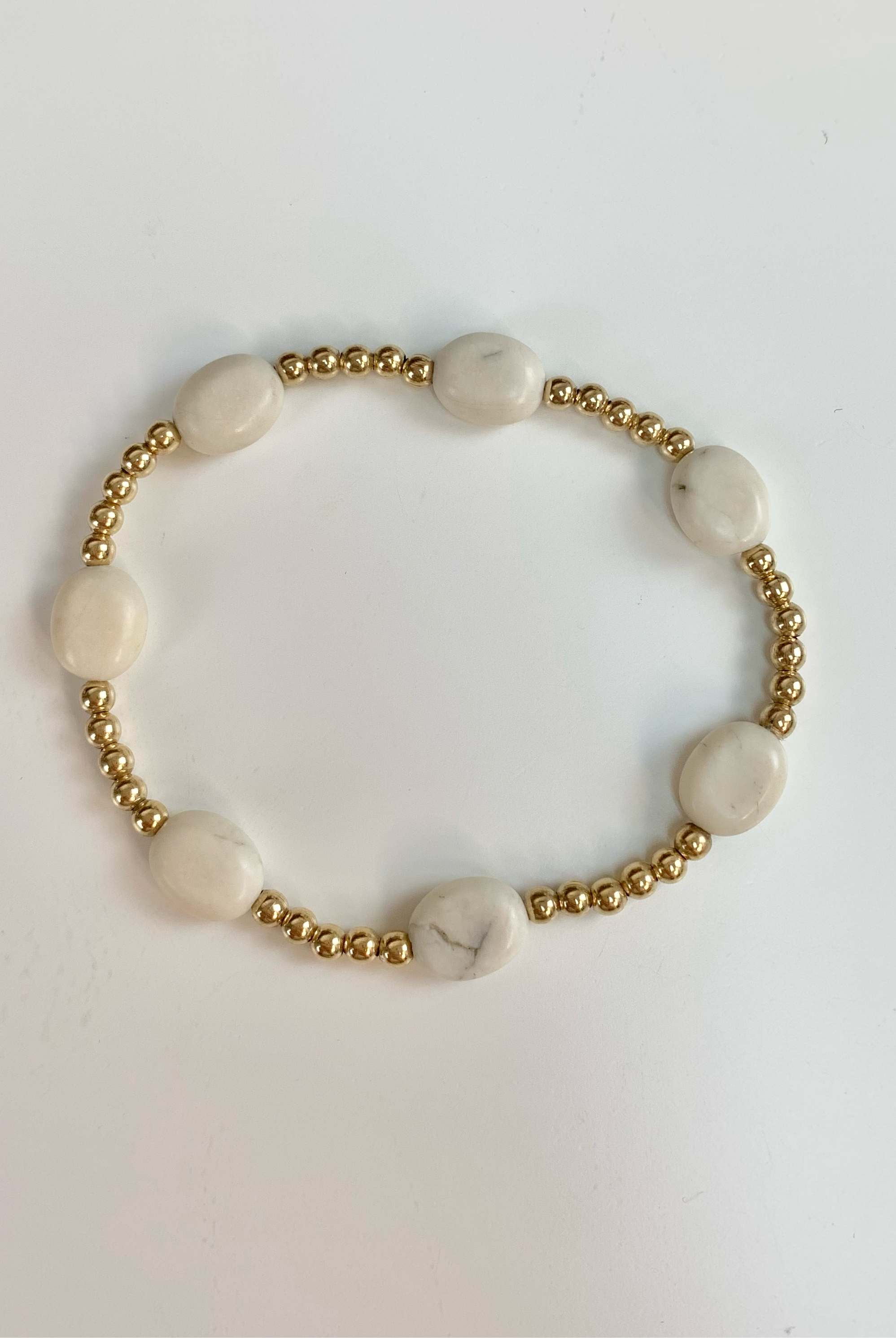 Admire 3mm Gold Bracelet Riverstone-260 eNewton-eNewton-The Lovely Closet, Women's Fashion Boutique in Alexandria, KY