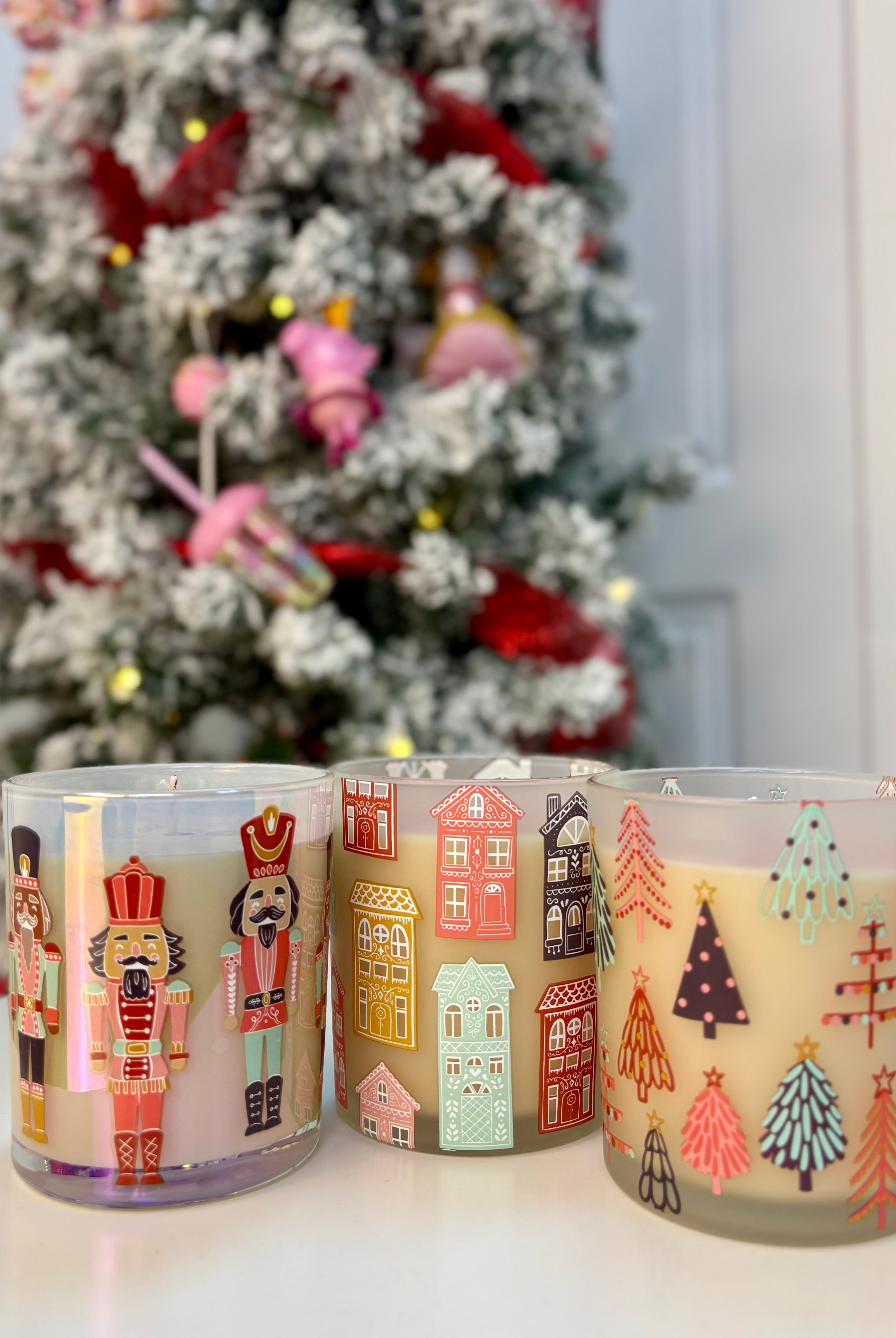 Sweet Grace Christmas Candle - Festive Trees-350 Holiday-Bridgewater Candle Co.-The Lovely Closet, Women's Fashion Boutique in Alexandria, KY