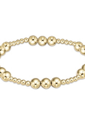 Classic Gold Joy 6mm Bead Bracelet-260 eNewton-eNewton-The Lovely Closet, Women's Fashion Boutique in Alexandria, KY